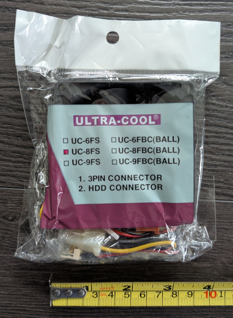 [New, sealed] 80mm computer fan (internal) - photo 2