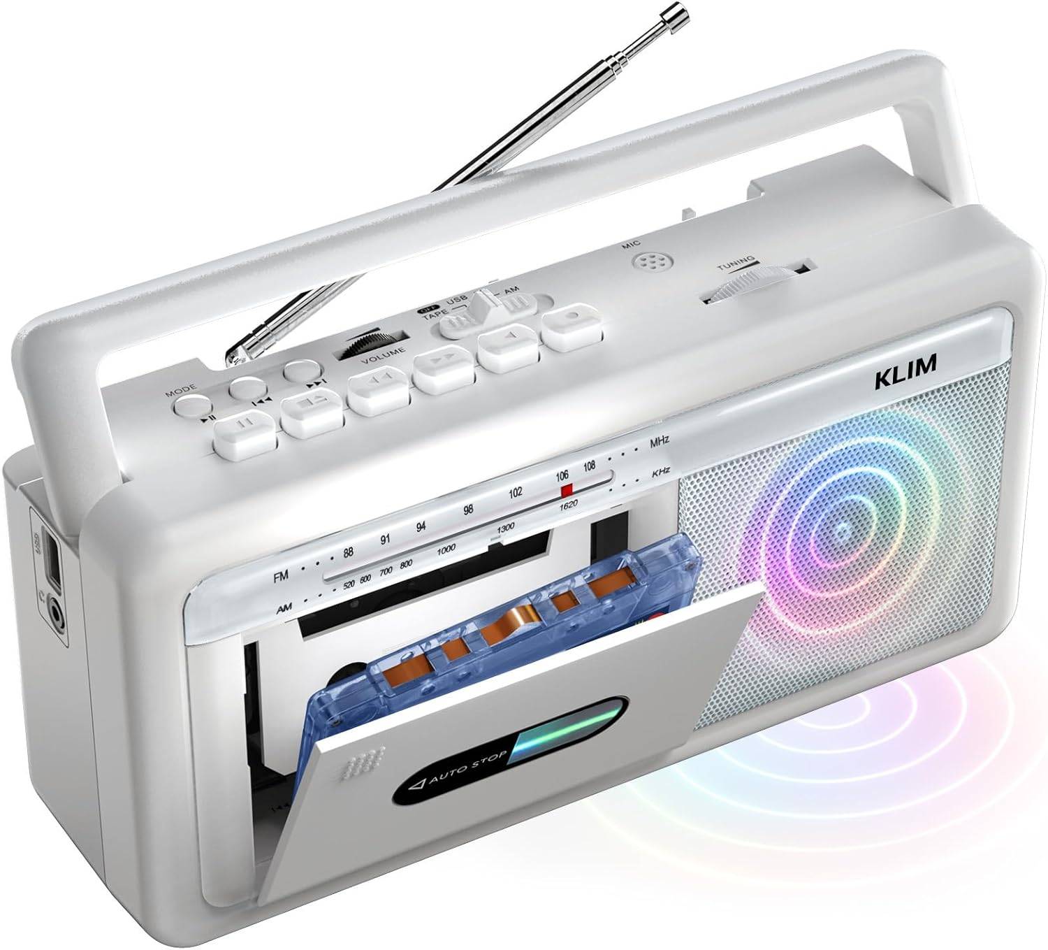 Portable Cassette Player & Tape Recorder Boombox