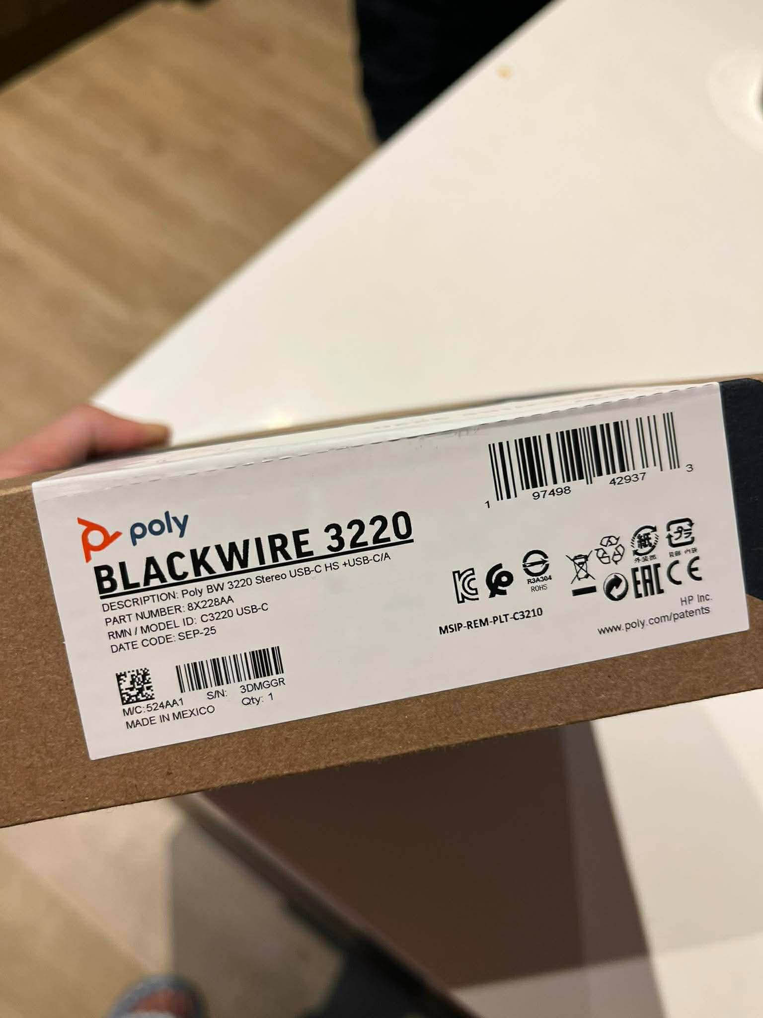 Blackwire 3220 Computer USB Headset - photo 3