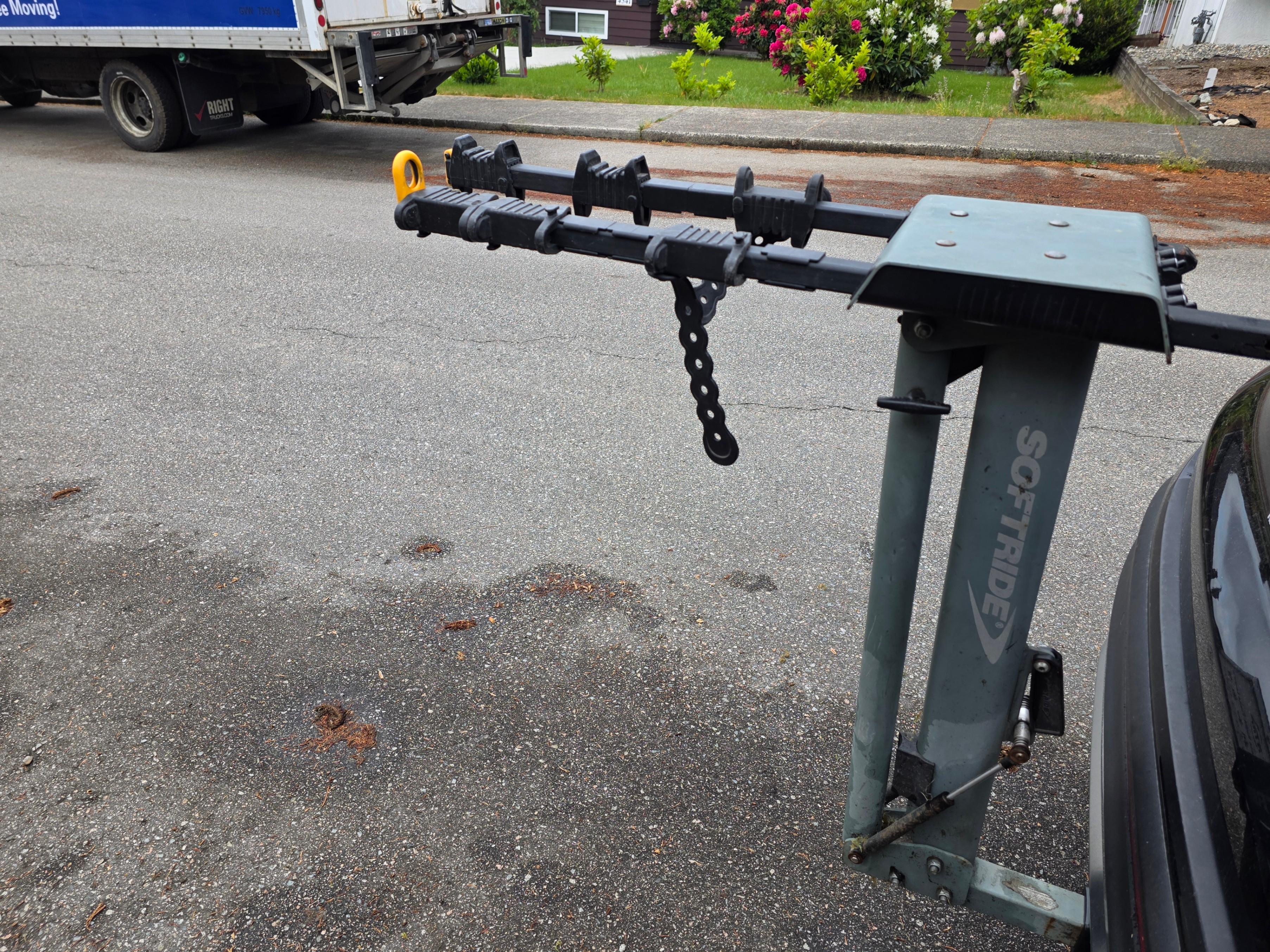 Softride piston steel 3 bike rack with stabizer and lock pin - photo 2
