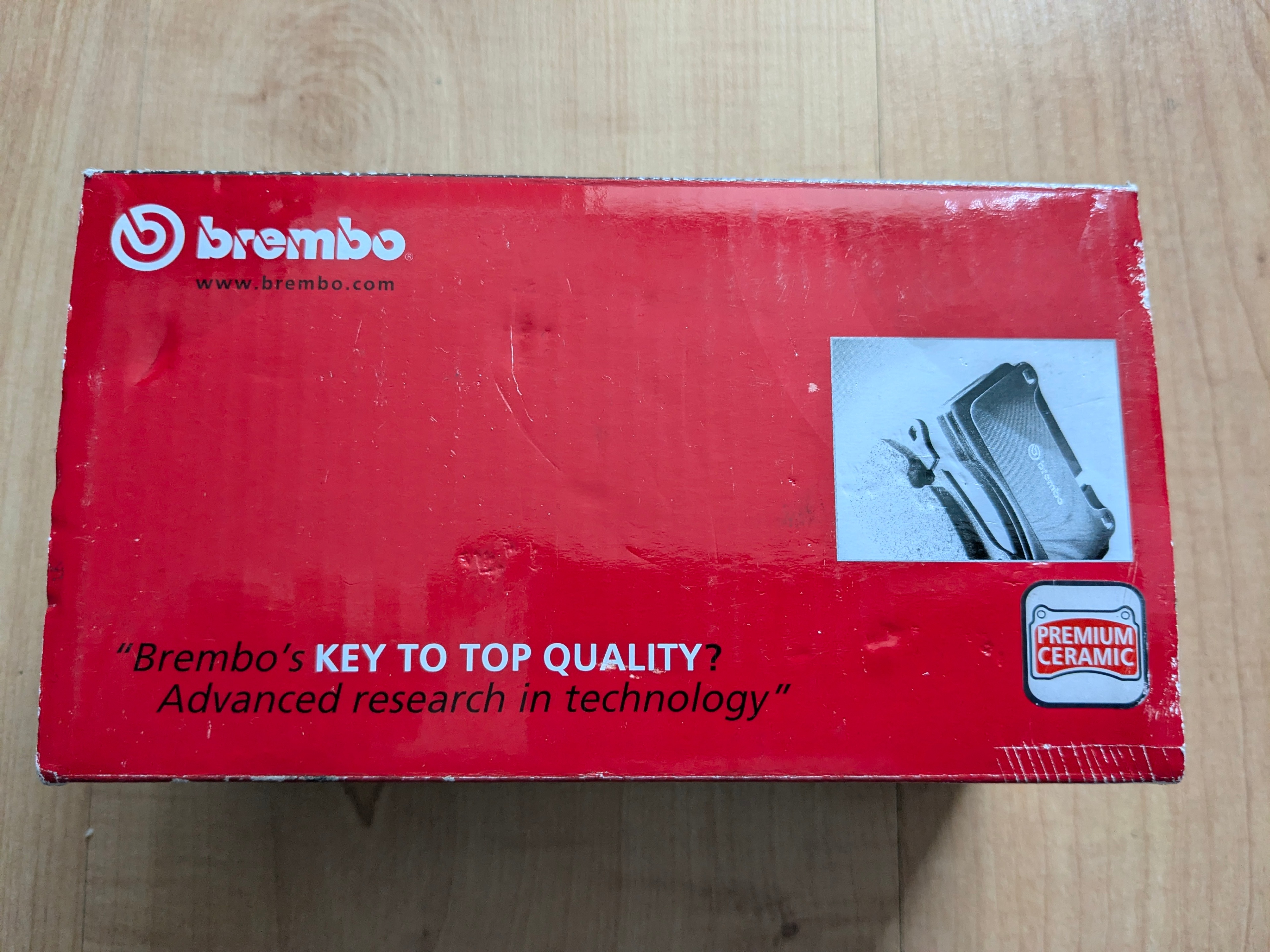 Ceramic Disc brake Pad set from Brembo P10033N (new/inbox) - photo 3