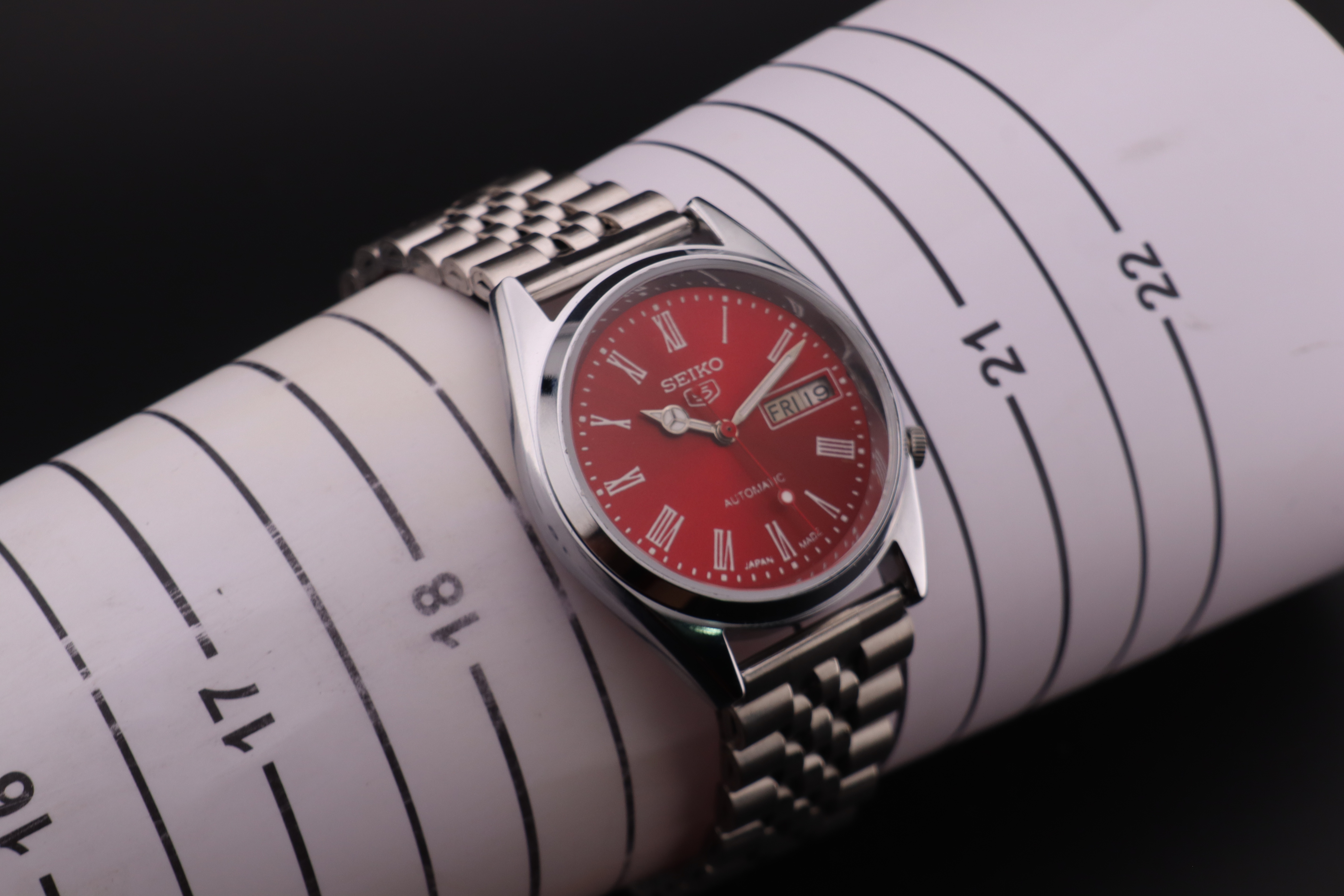 Vintage Seiko 5 Automatic 6309A Men's  Watch D&D- Japan Made - photo 4