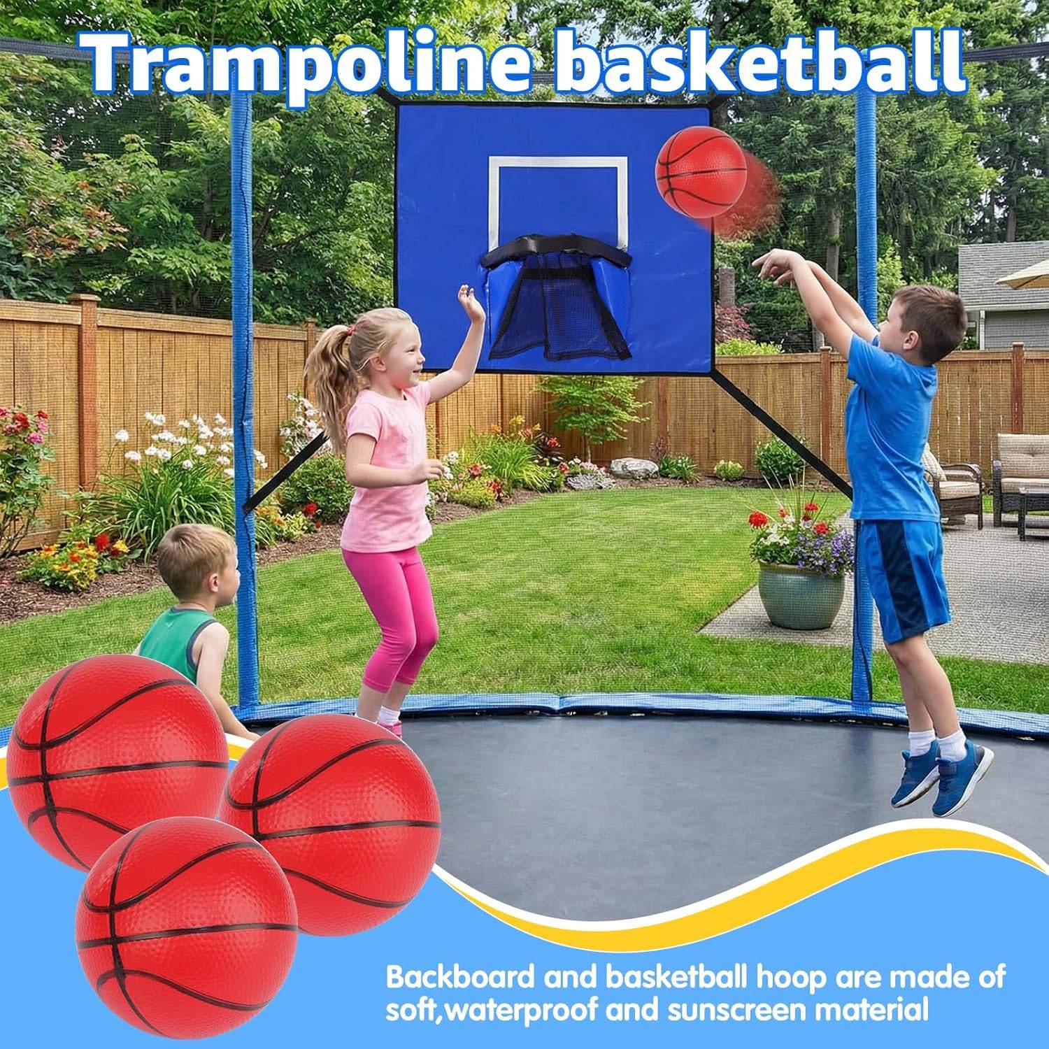 3-in-1 Trampoline Accessories Kit: 360°Rotating Water Sprinkler - photo 5