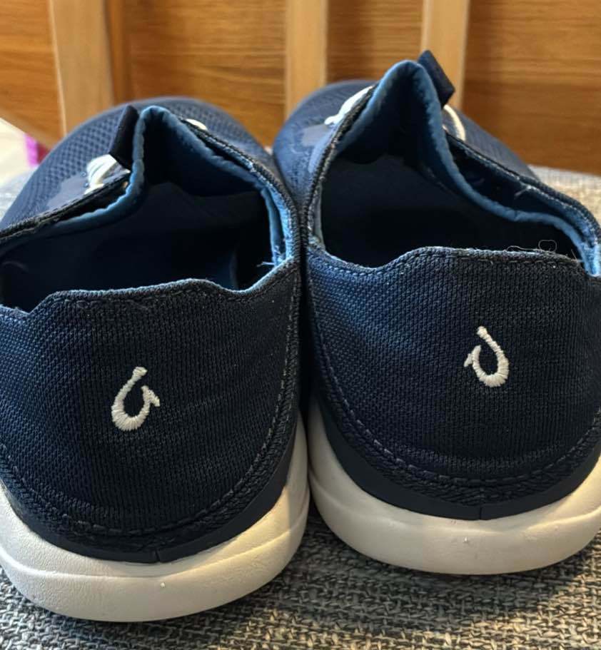 Like New OluKai Moku Pai Navy Slip on Sneakers size men’s 8.5 - photo 5