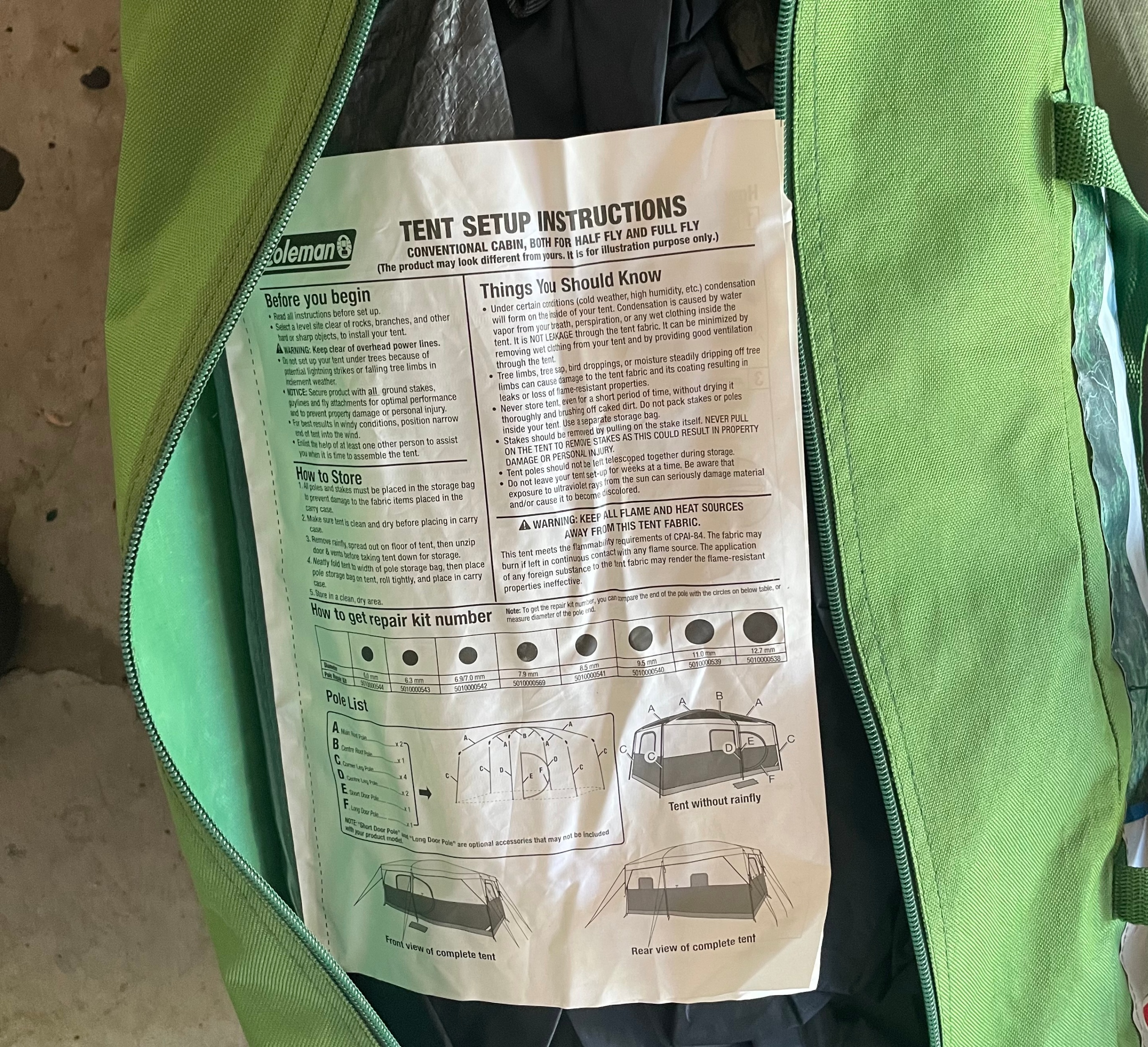 Coleman Hampton 9-Person Family Tent - Good condition - photo 3
