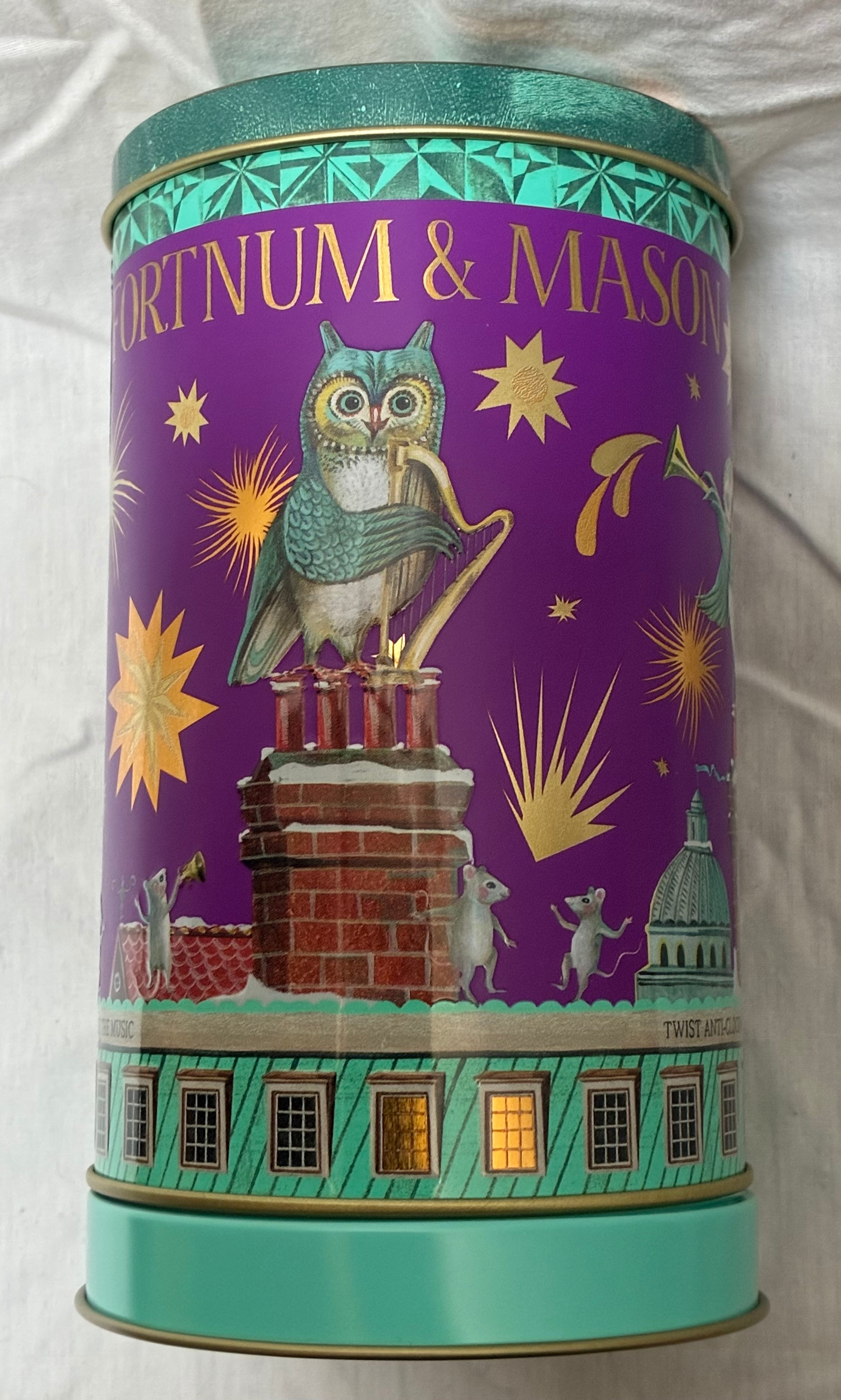 Fortnum and Mason Merry Christmas Empty Musical Tin
