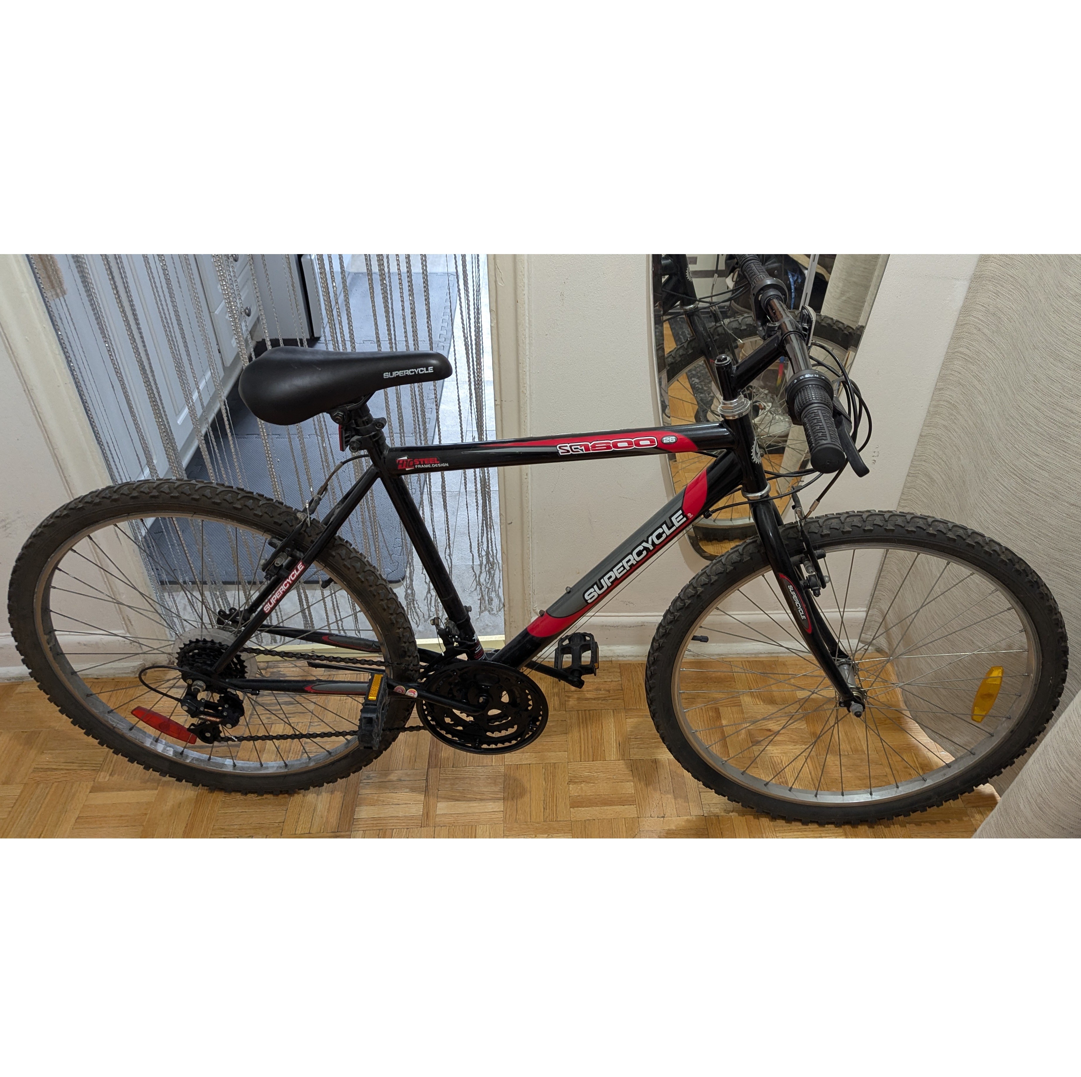 Bike Bicycle Supercycle 1800 Hardtail Mountain Bike, 26-in Wheel