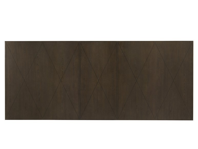 Soliloquy Extendable Dining Table - Brown Oak Wood - photo 3