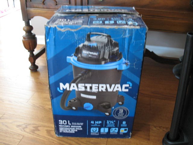 Mastervac 30 Litre, 4 HP Wet/Dry Shop Vac, BRAND NEW - photo 4