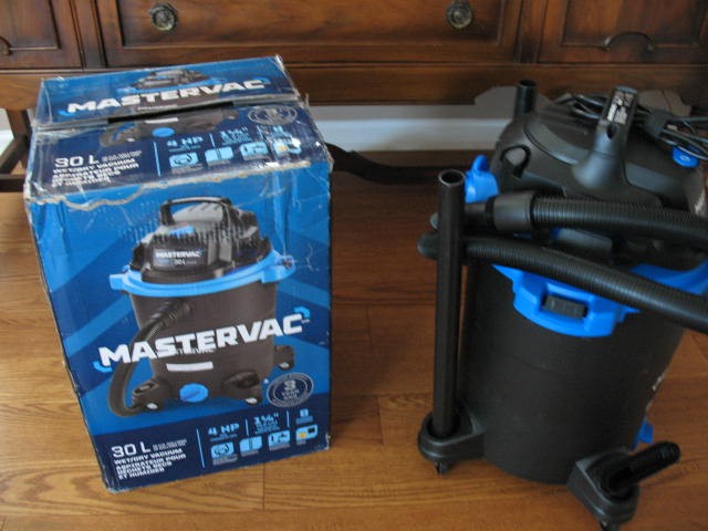 Mastervac 30 Litre, 4 HP Wet/Dry Shop Vac, BRAND NEW - photo 3