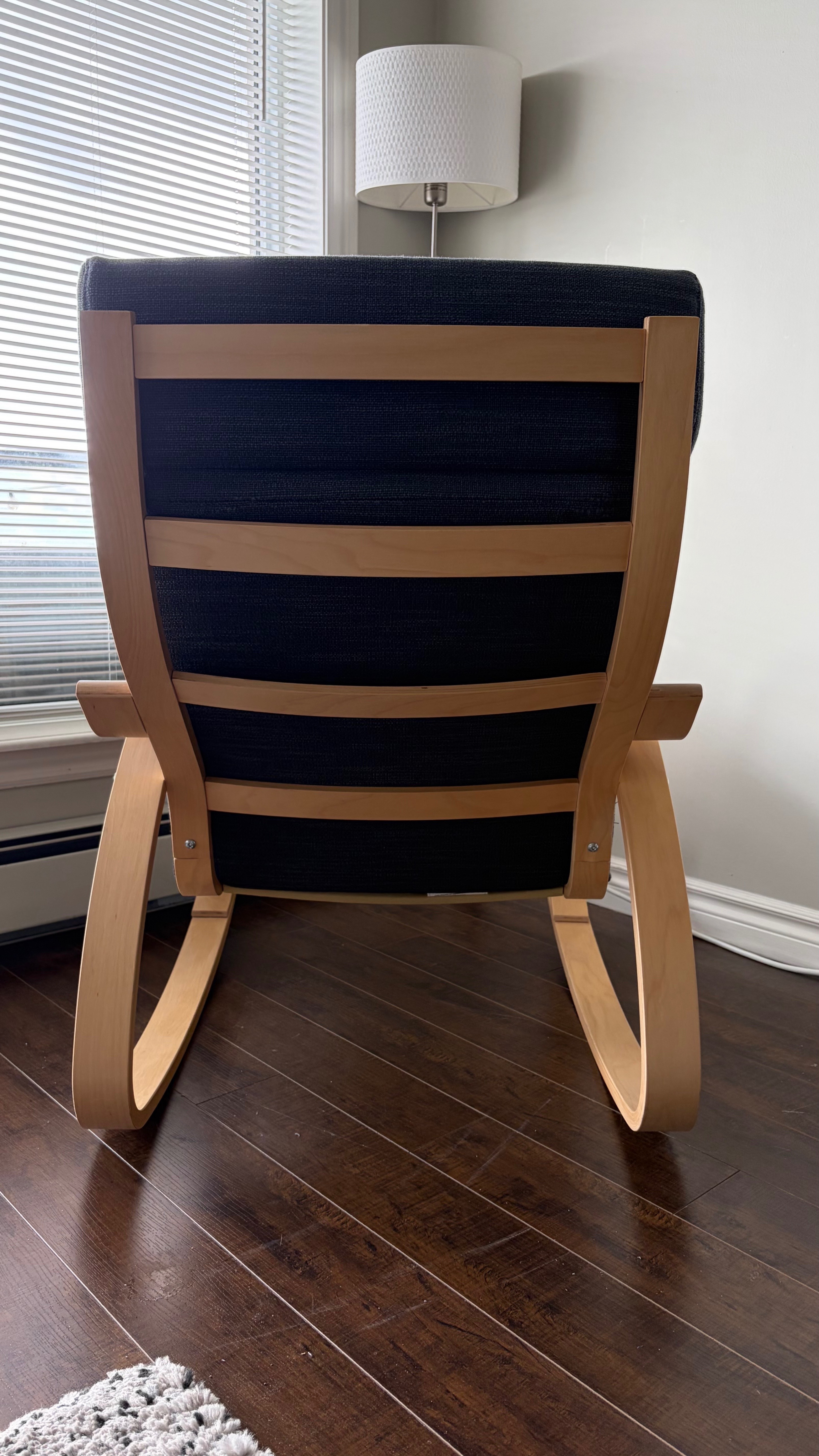 IKEA POÄNG Rocking Chair – Dark Grey Cushion - photo 2