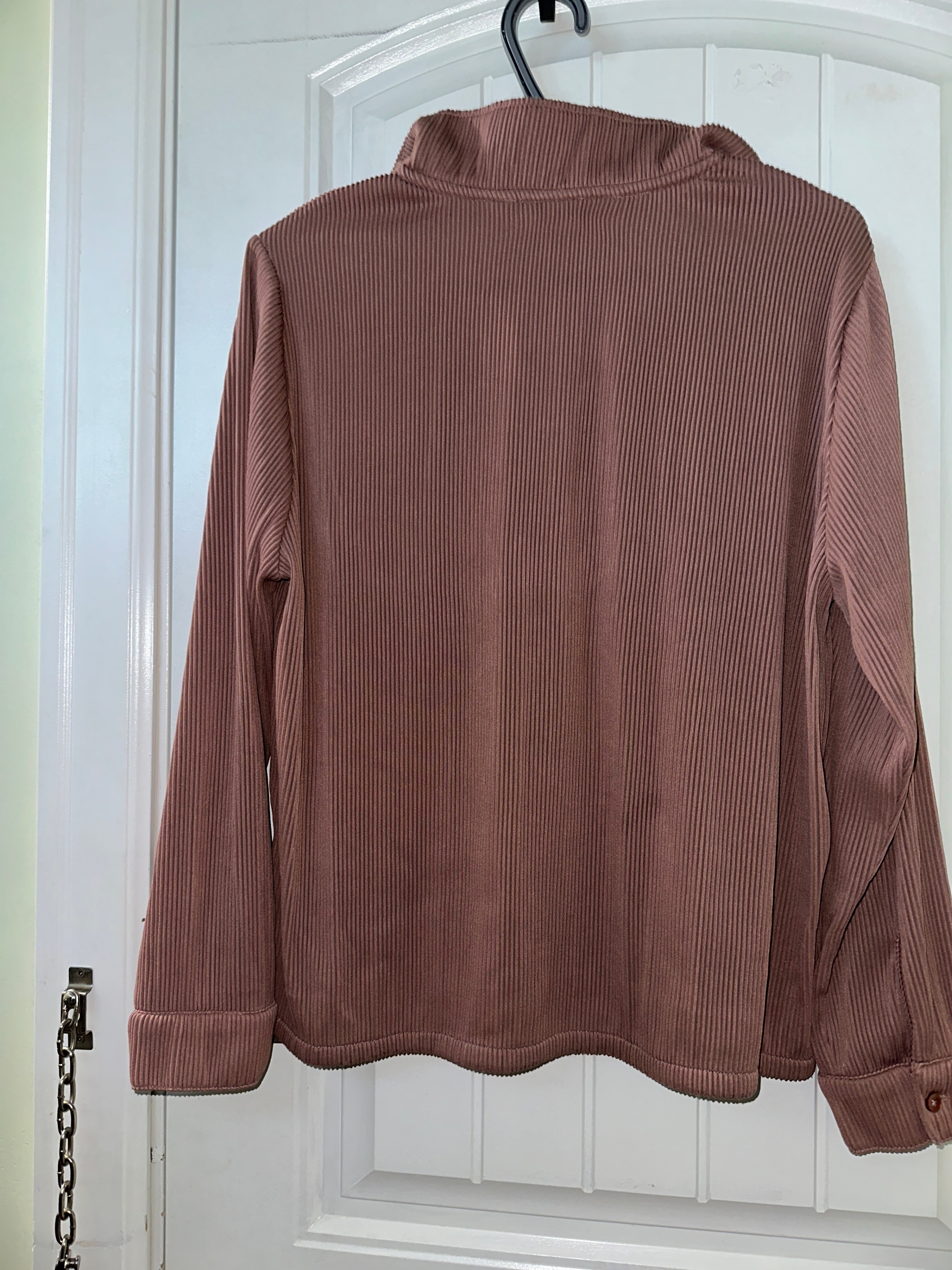 Penshoppe -  Pink Corduroy Button-Down Shirt - photo 3