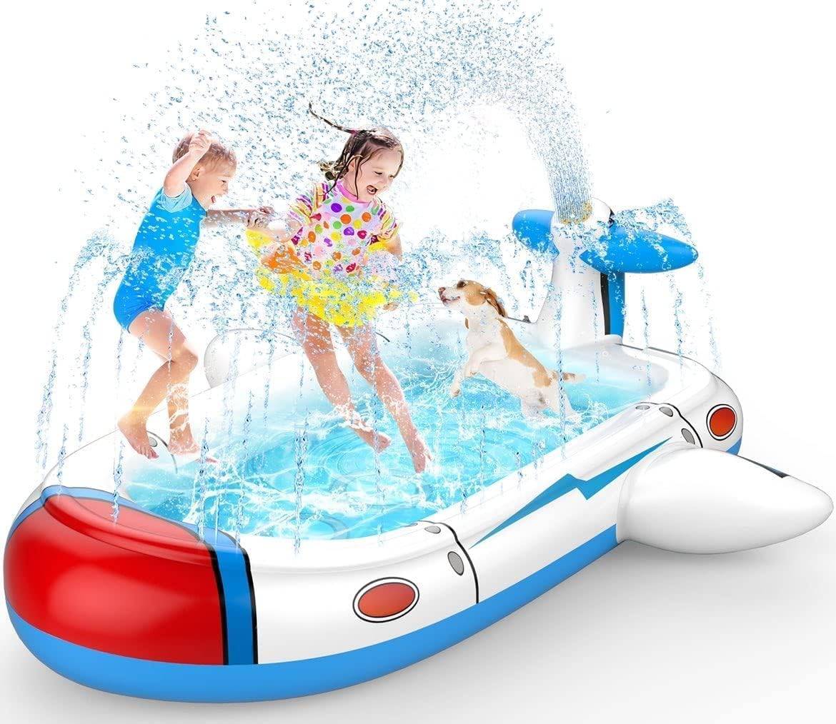 WELIN Splash Pad Sprinkler for Kids - 68"