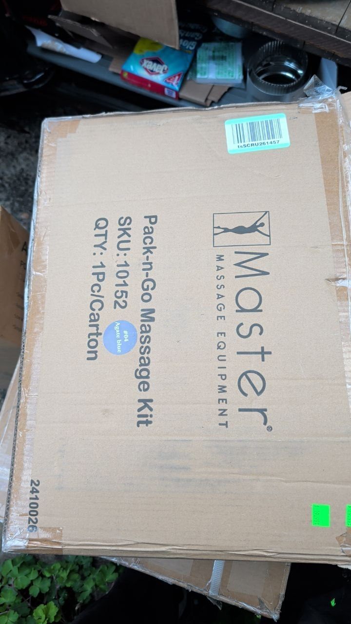 Brand New Master Massage Equipment Pack-n-Go - Sealed and in Exc