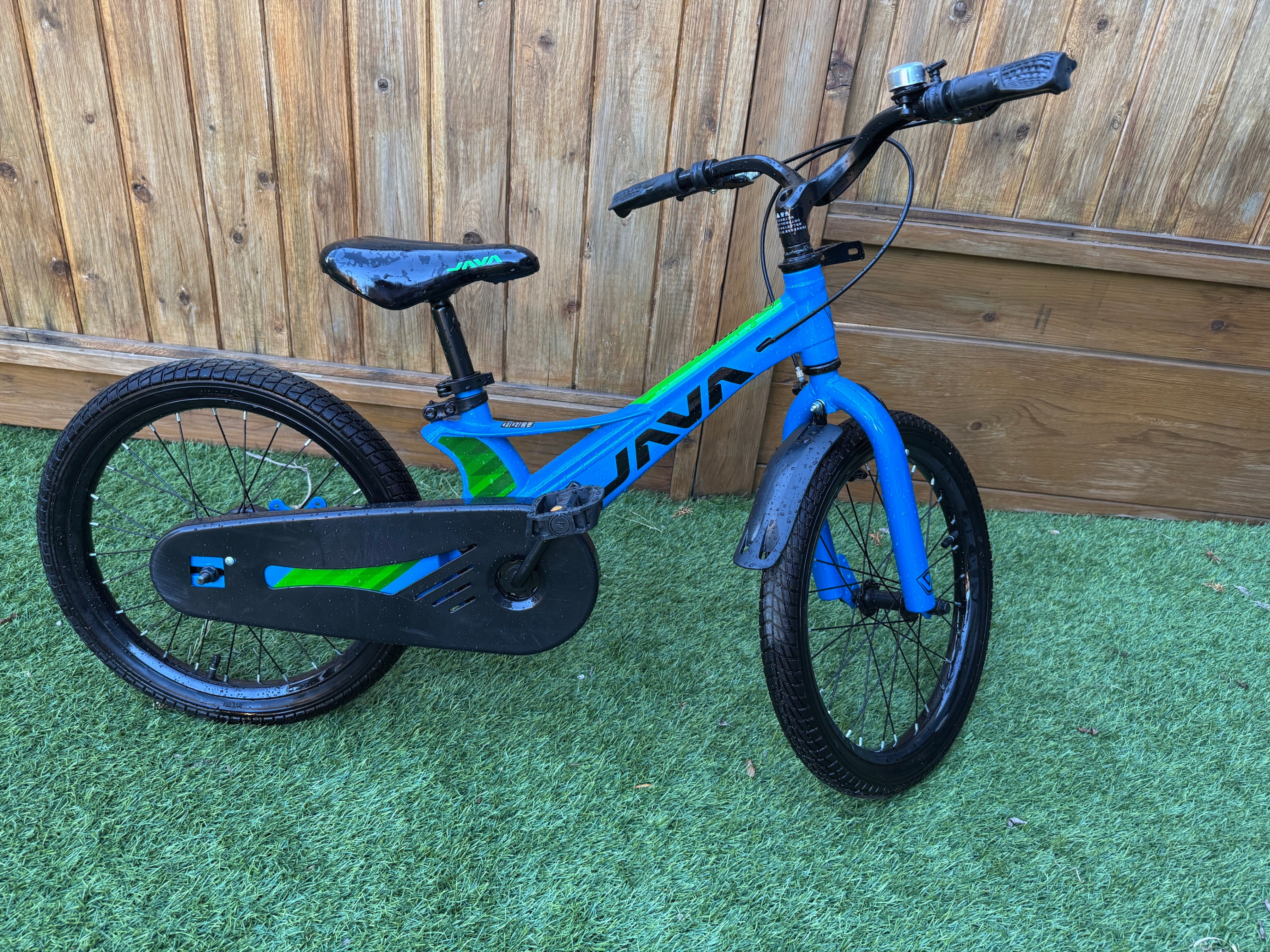 JAVA Turbo 18" Kids Bike Bicycle - Blue - 90% New!