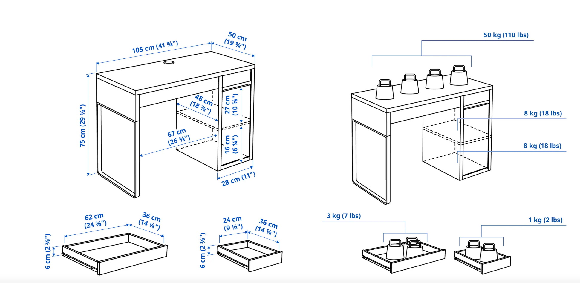 IKEA MICKE desk - photo 3