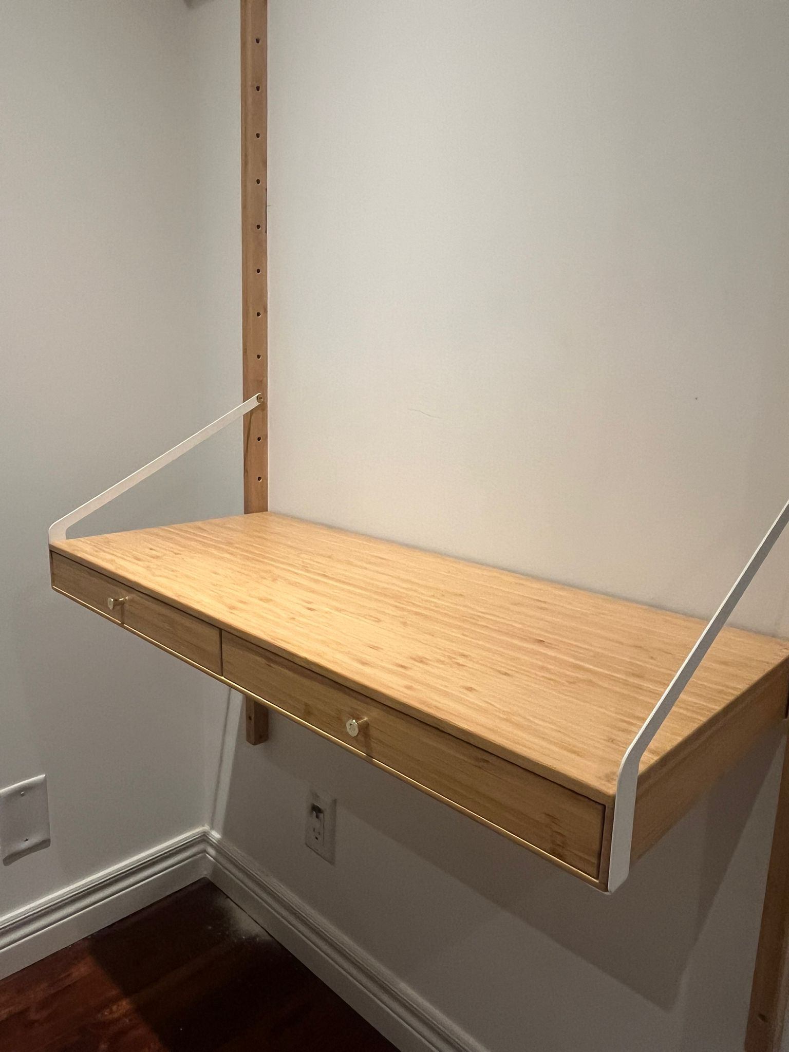 Ikea Svalnas - Bamboo Shelf & Desk - photo 2