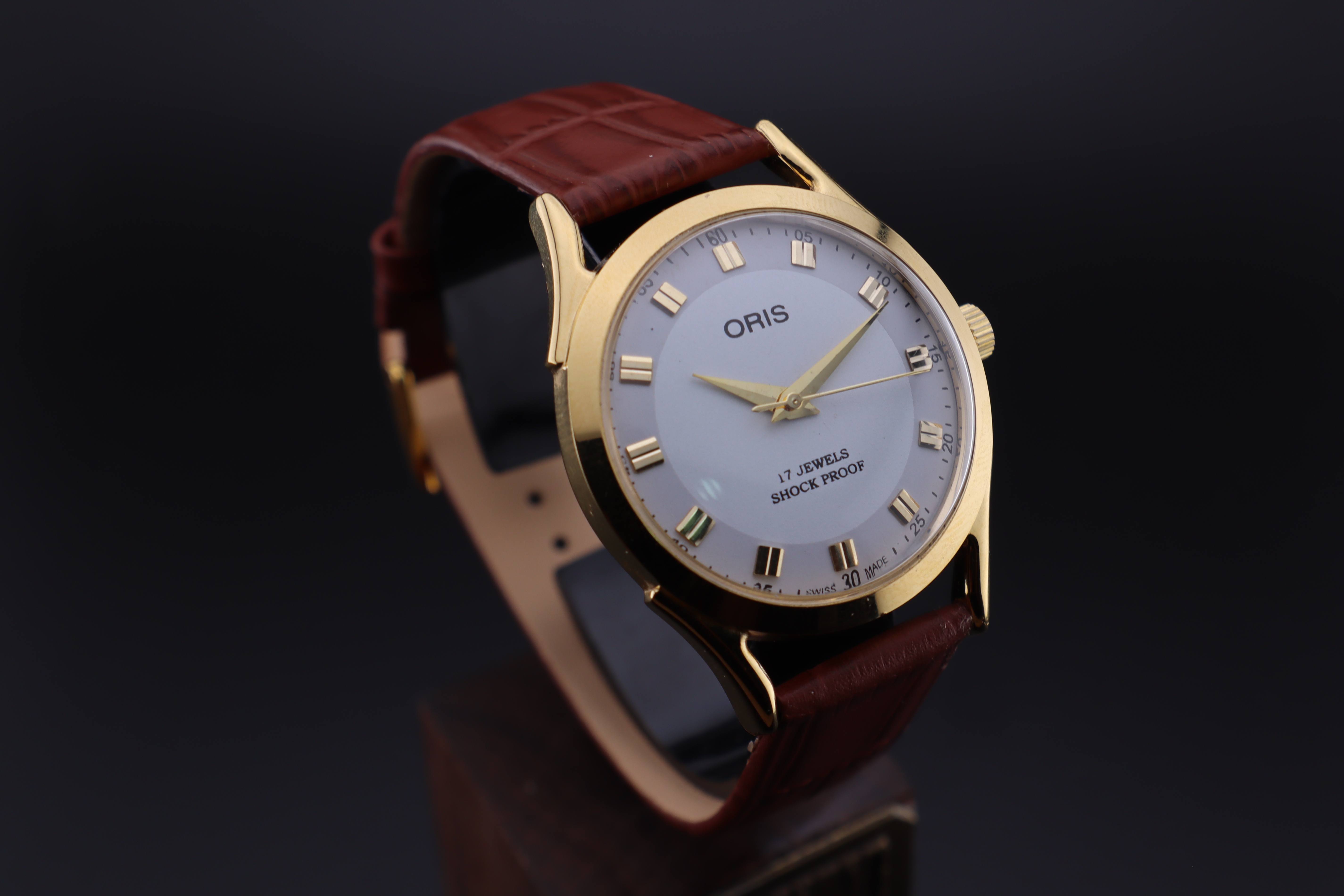 Vintage Oris Swiss ST-96 Hand Wind Mechanical Men's Watch