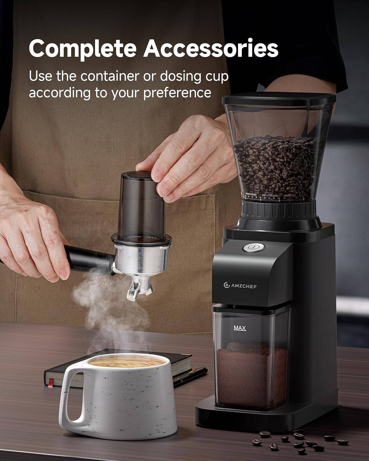 AMZCHEF Coffee Grinder - photo 2