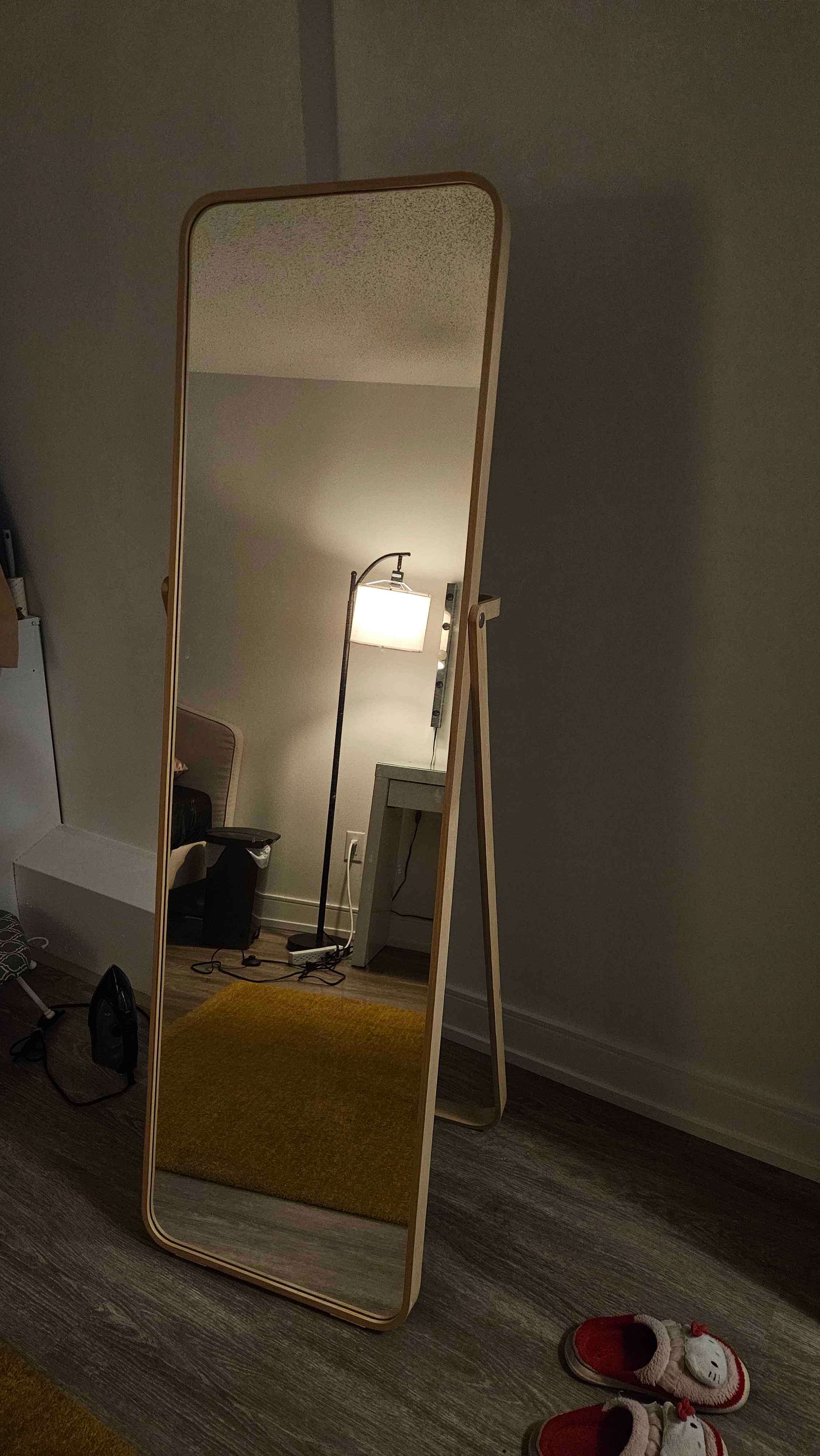 Standing Bamboo Mirror - Ikea