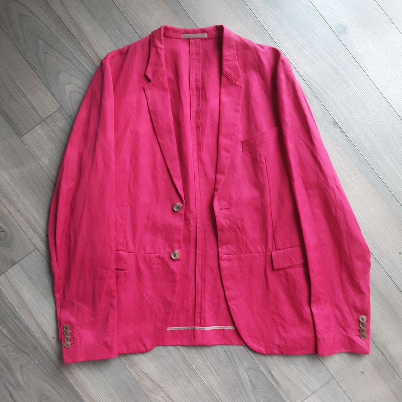 Paul Smith men's Pink Linen Blend Blazer