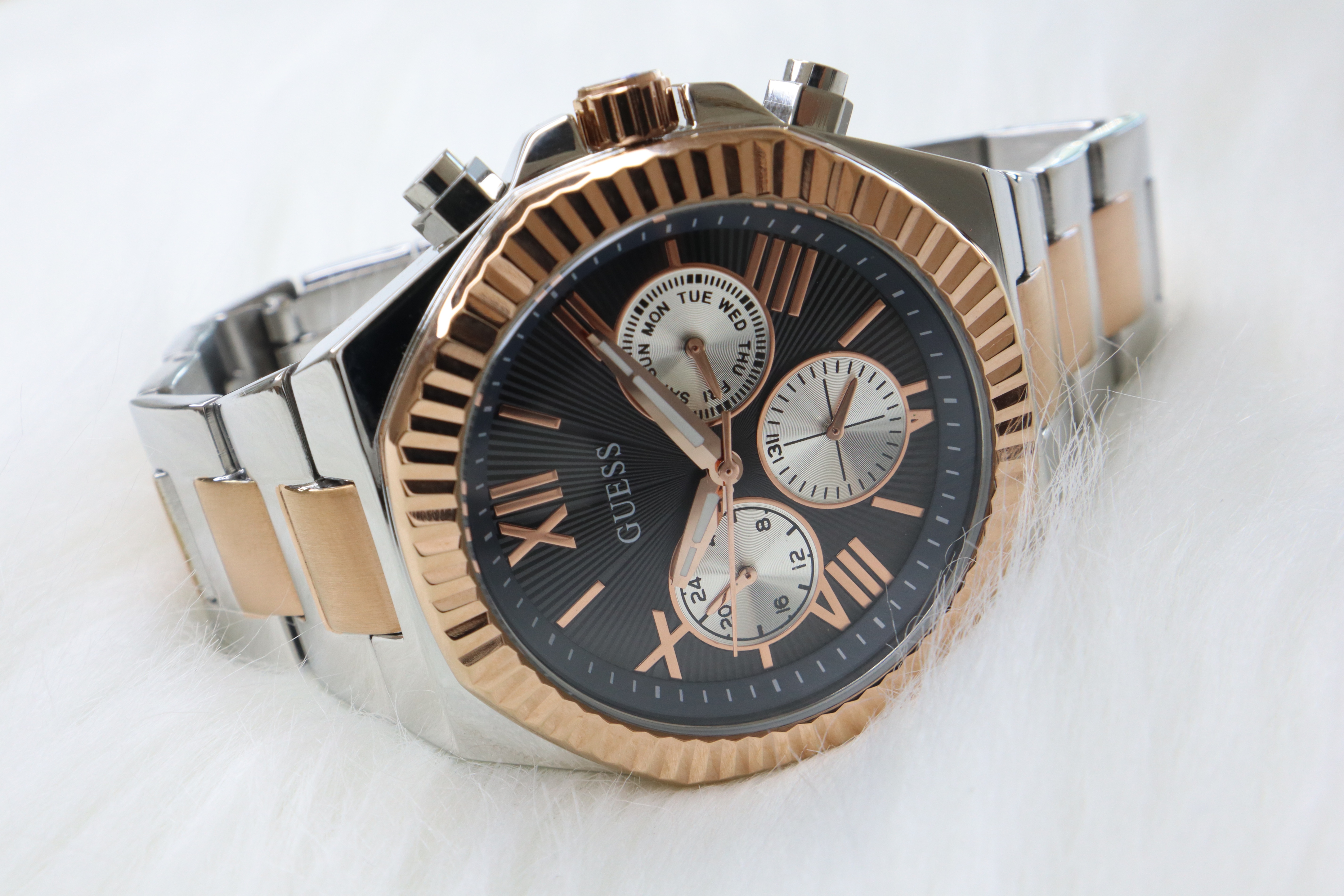 GUESS Equity Mens 2-Tone Multi-function Watch - photo 3