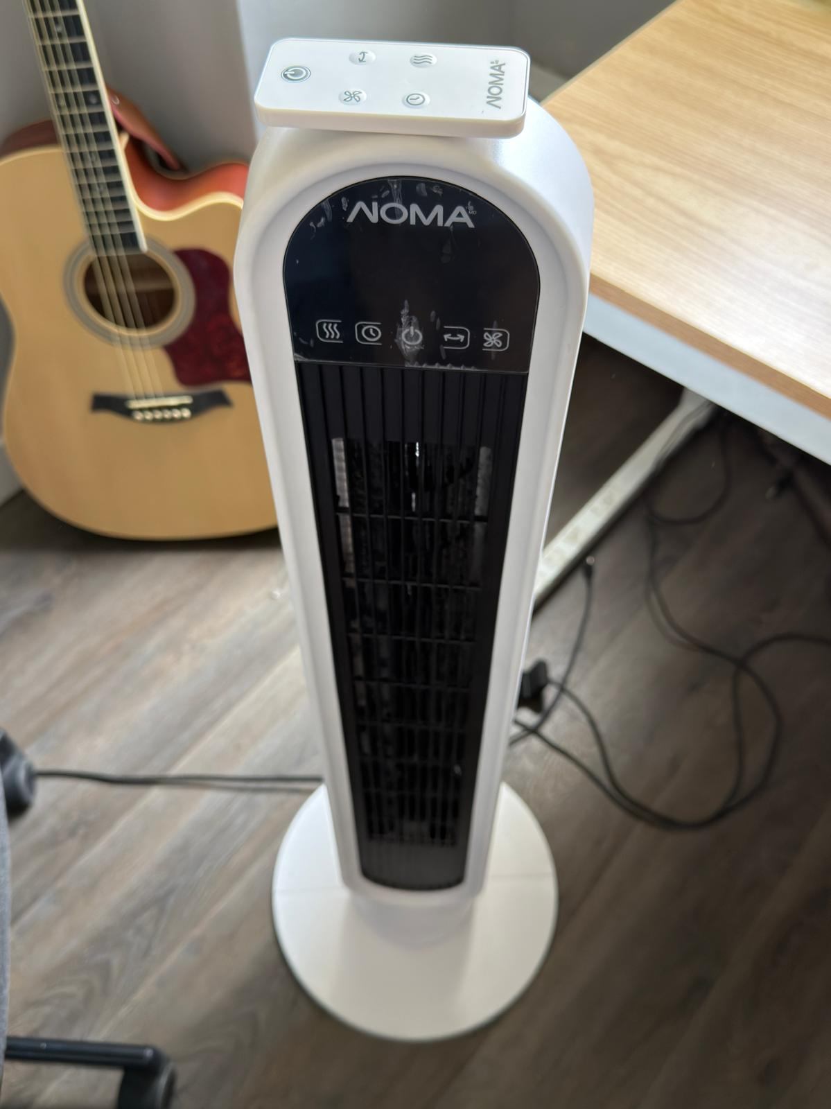 NOMA 36" 4-Speed LED Tower Fan with Remote - photo 4