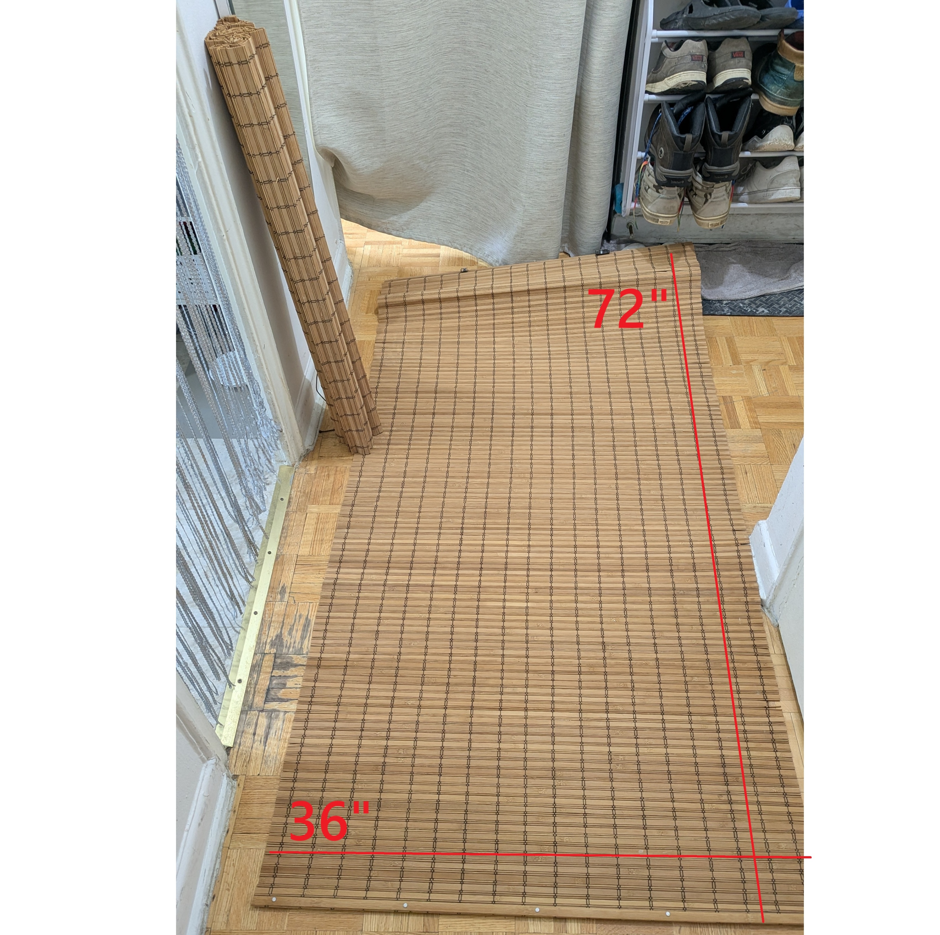 Bamboo Blinds, Bamboo Roll Up Shades for Windows - photo 2