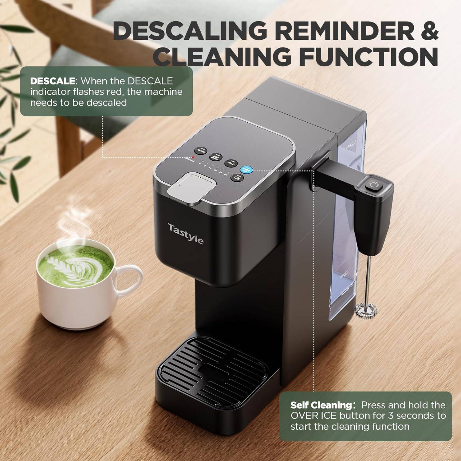 Tastyle Brew & Froth Duo Coffee Maker - photo 2
