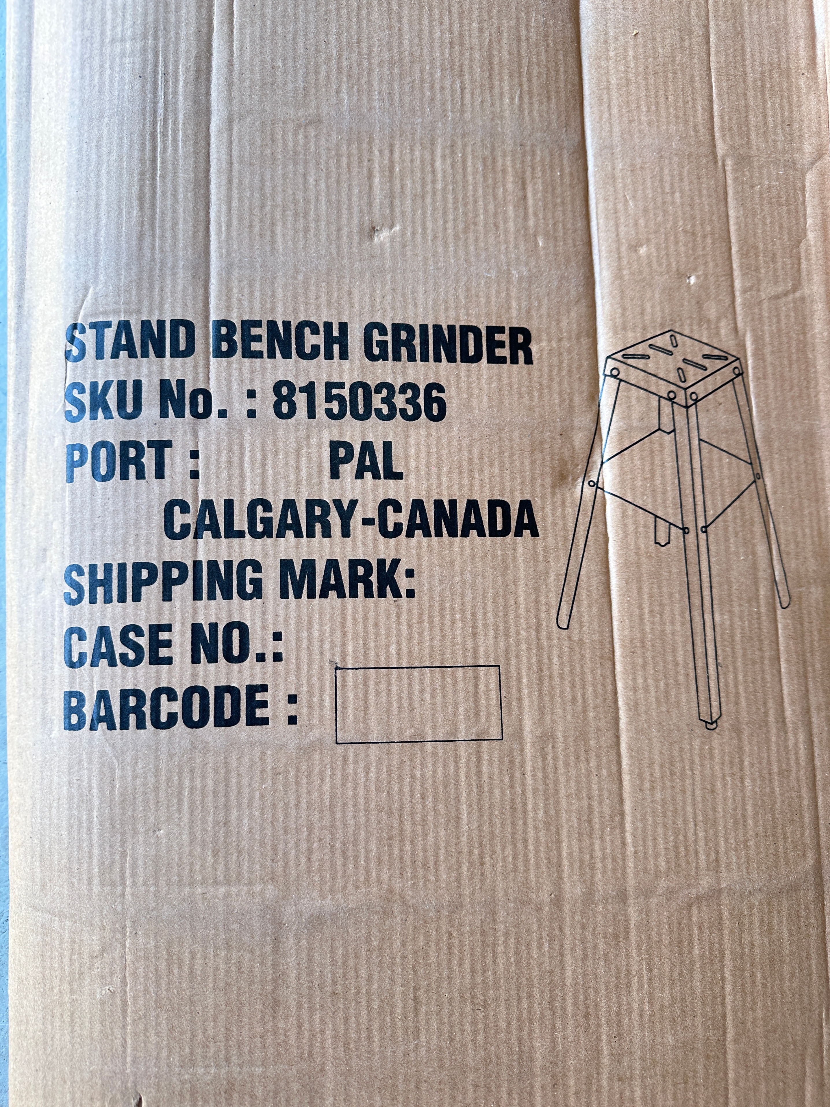 Stand Bench Grinder Stand