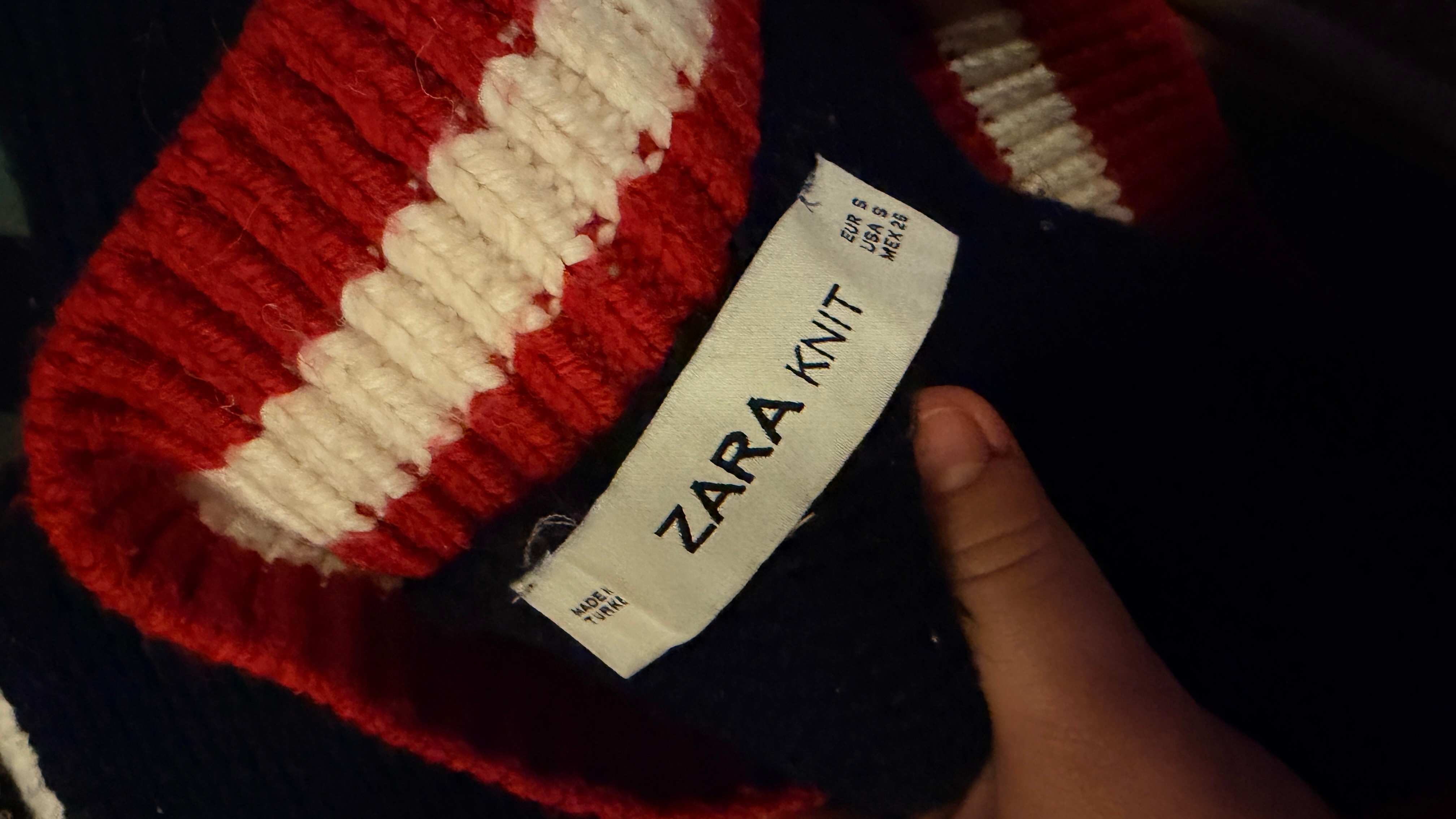 ZARA KNIT over-sized V-Neck Sweater - photo 3
