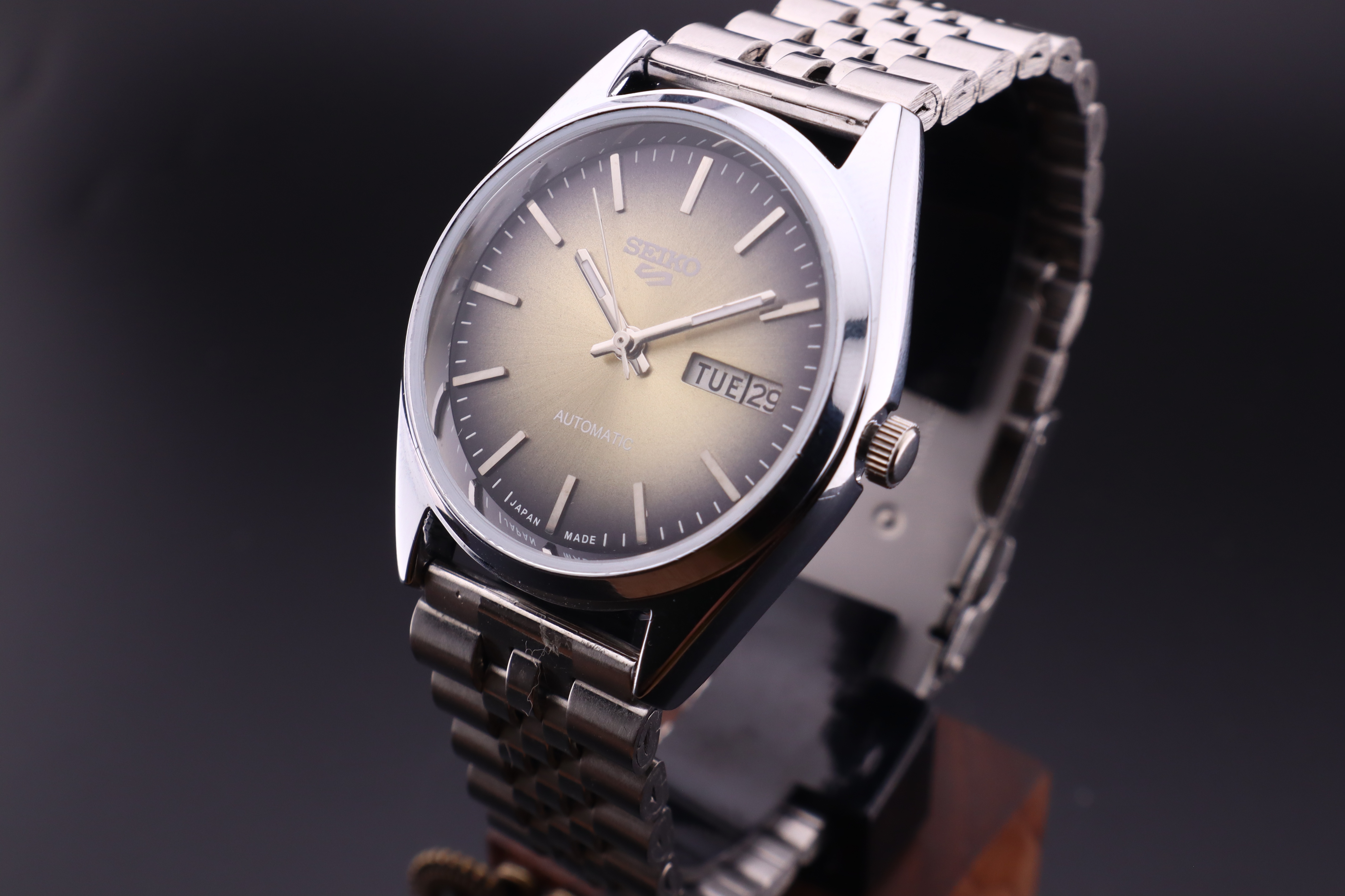 Vintage Seiko 5 Automatic 6309A Men's Watch D&D- Japan Made - photo 3