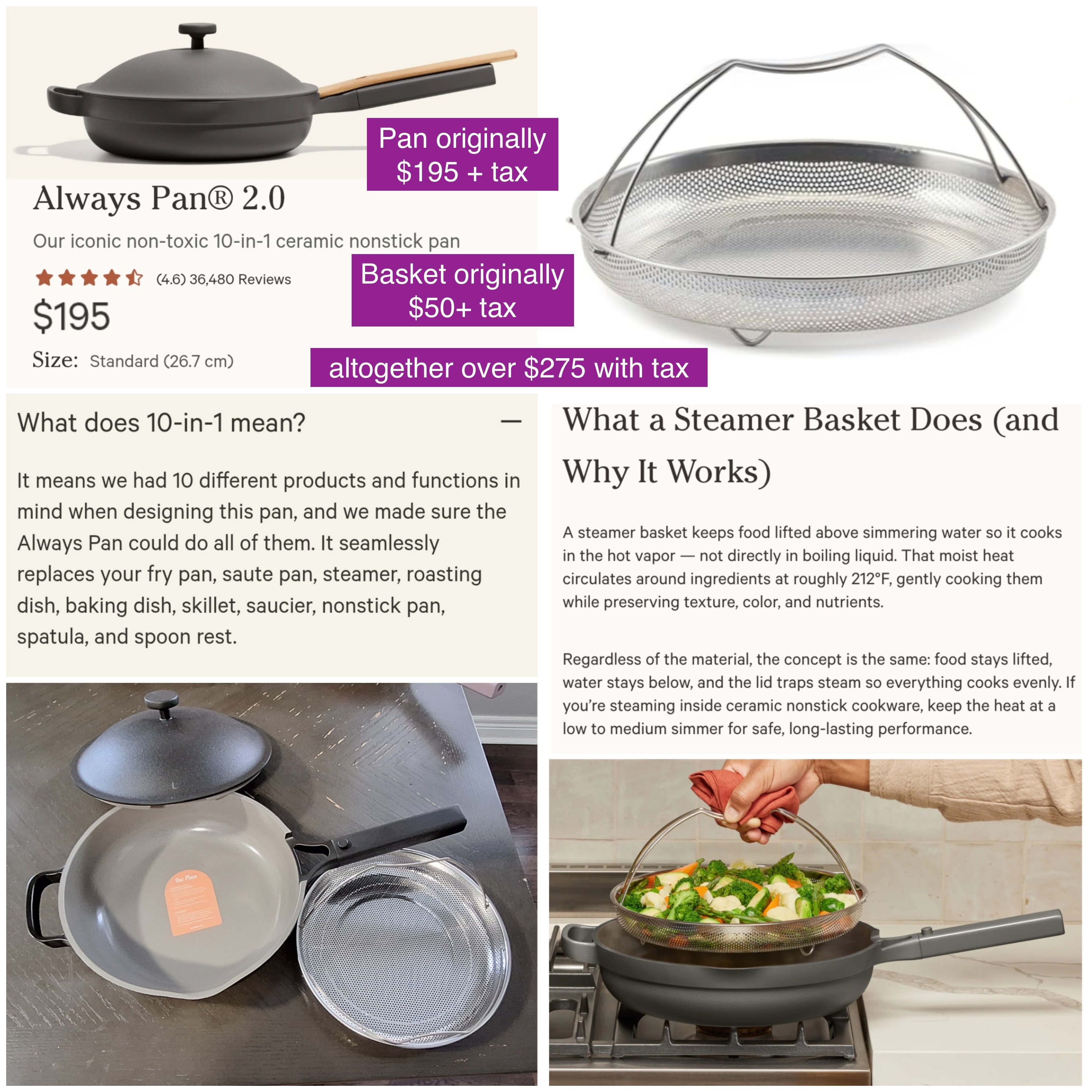 Always Pan from Our Place - NEW with accessories - photo 3