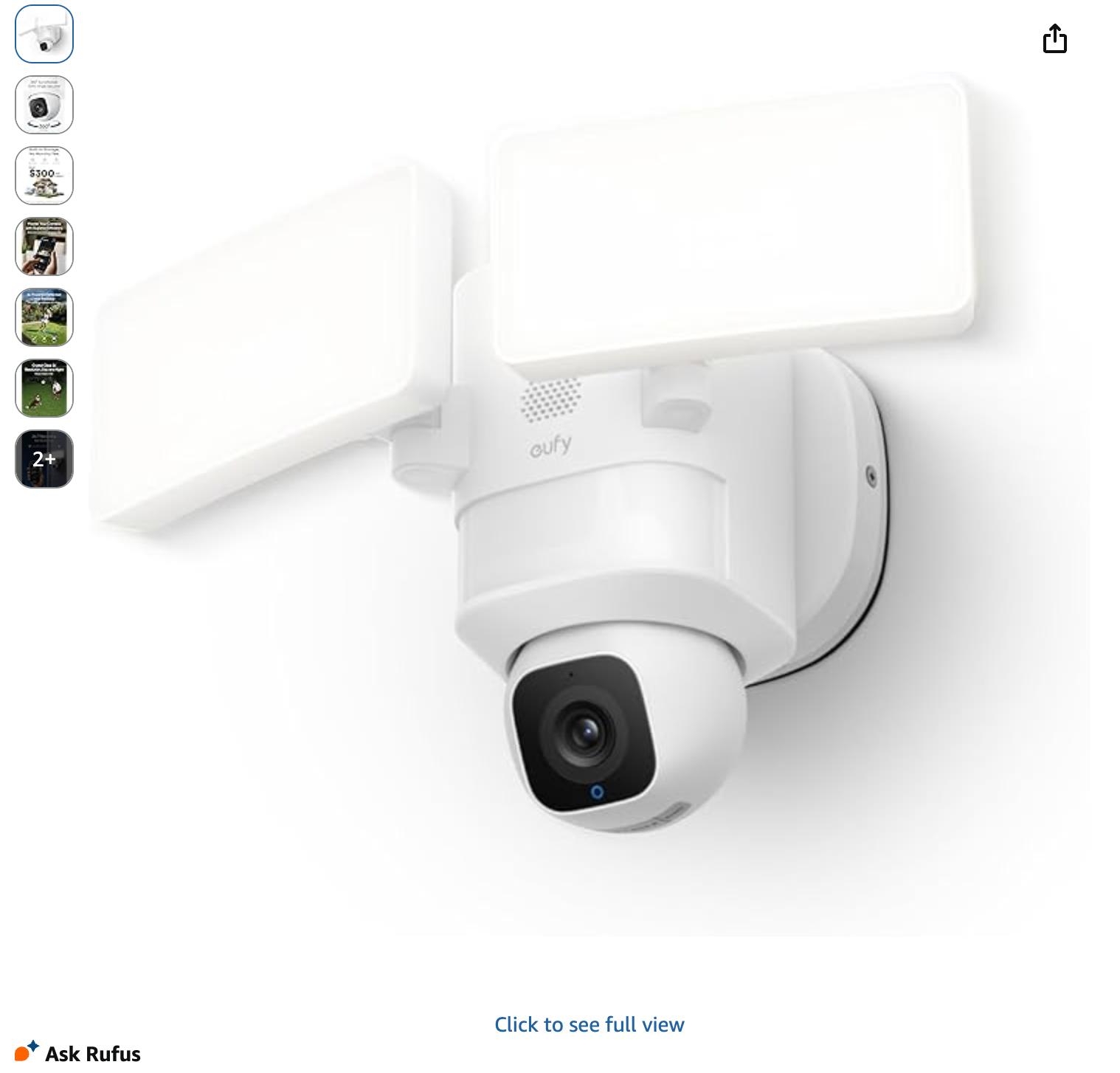 Eufy Outdoor Camera Floodlight, Security, Wired