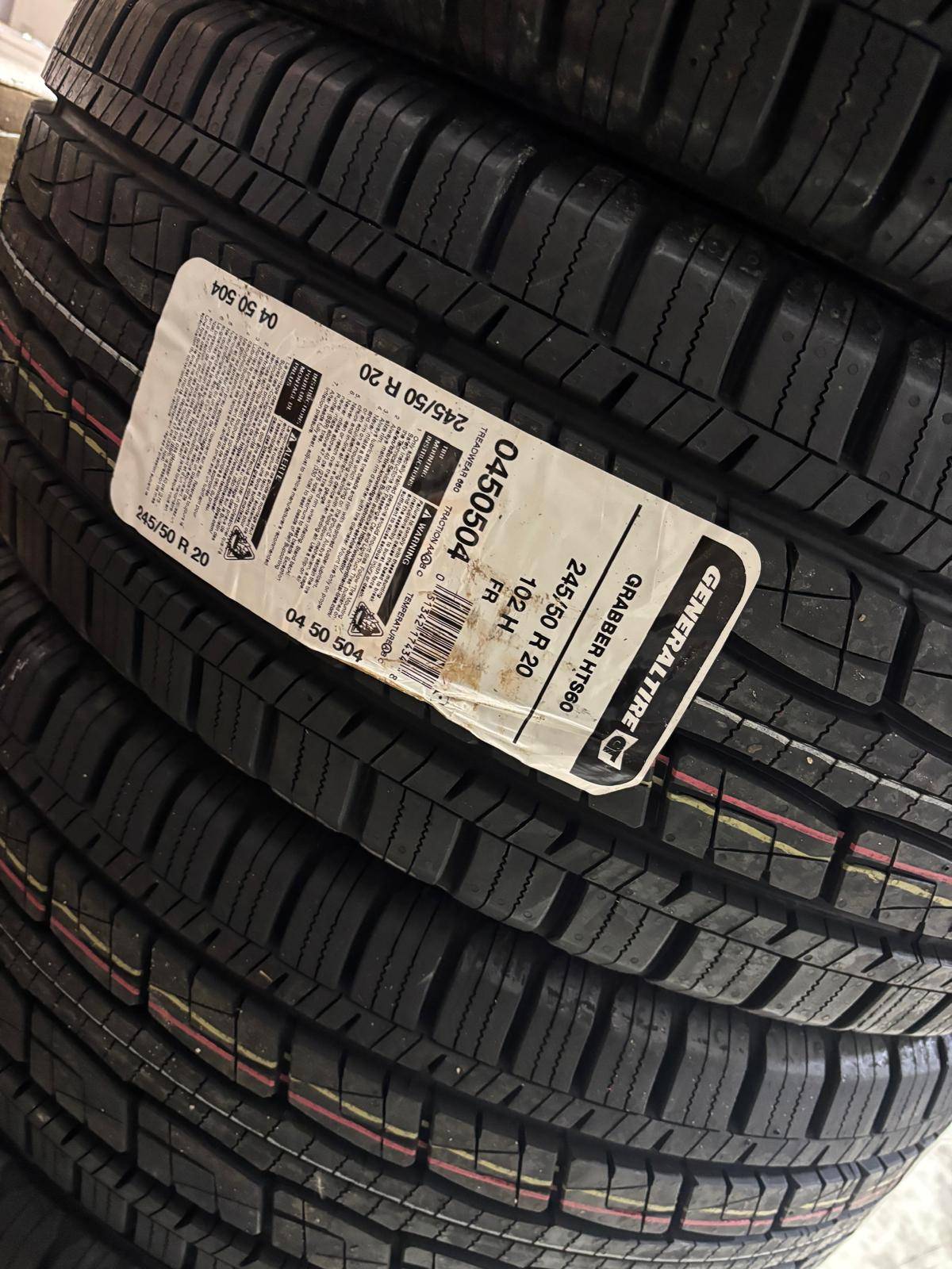 NEW 245/50/R20 General A/S– Highlander/Venza/Edge/Flex/MKX/MKT - photo 2