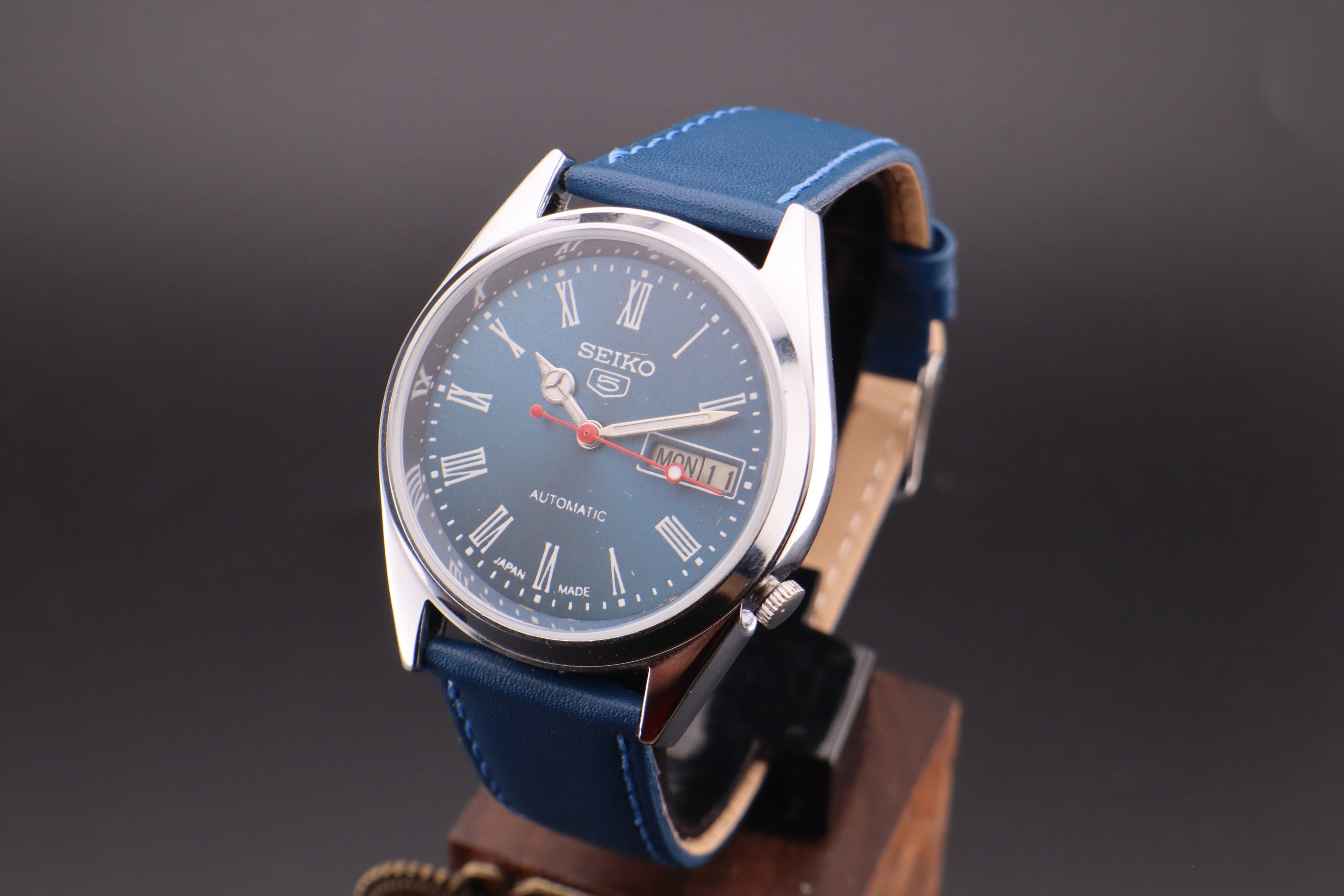 Vintage Seiko 5 Automatic 6309A Men's  Watch D&D- Japan Made - photo 3