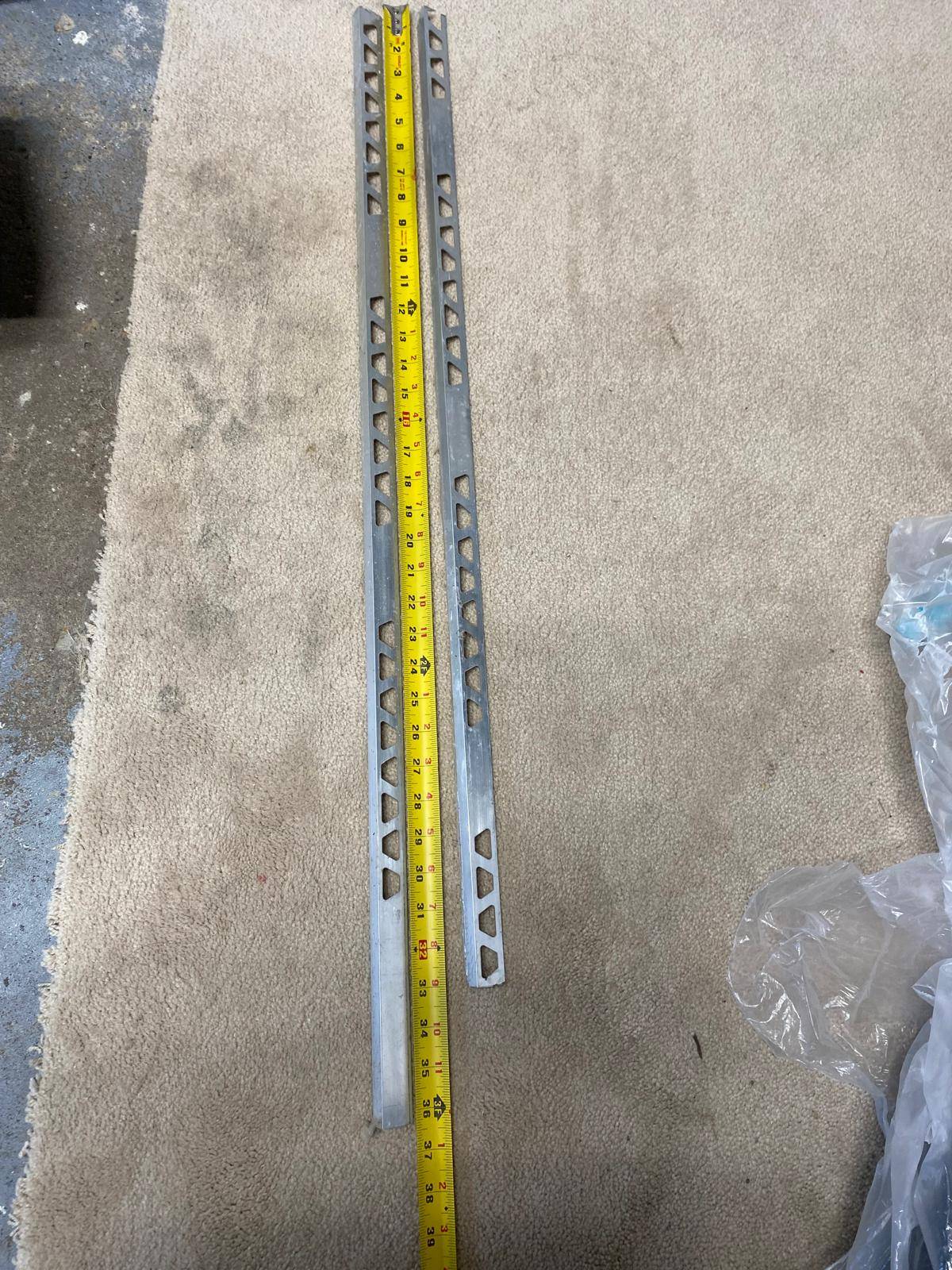 Aluminum wall corner edge protector / bead - photo 2