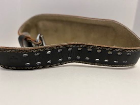 Harbinger, Black Weight Lifting Leather Belt 6”,  Size Medium - photo 5