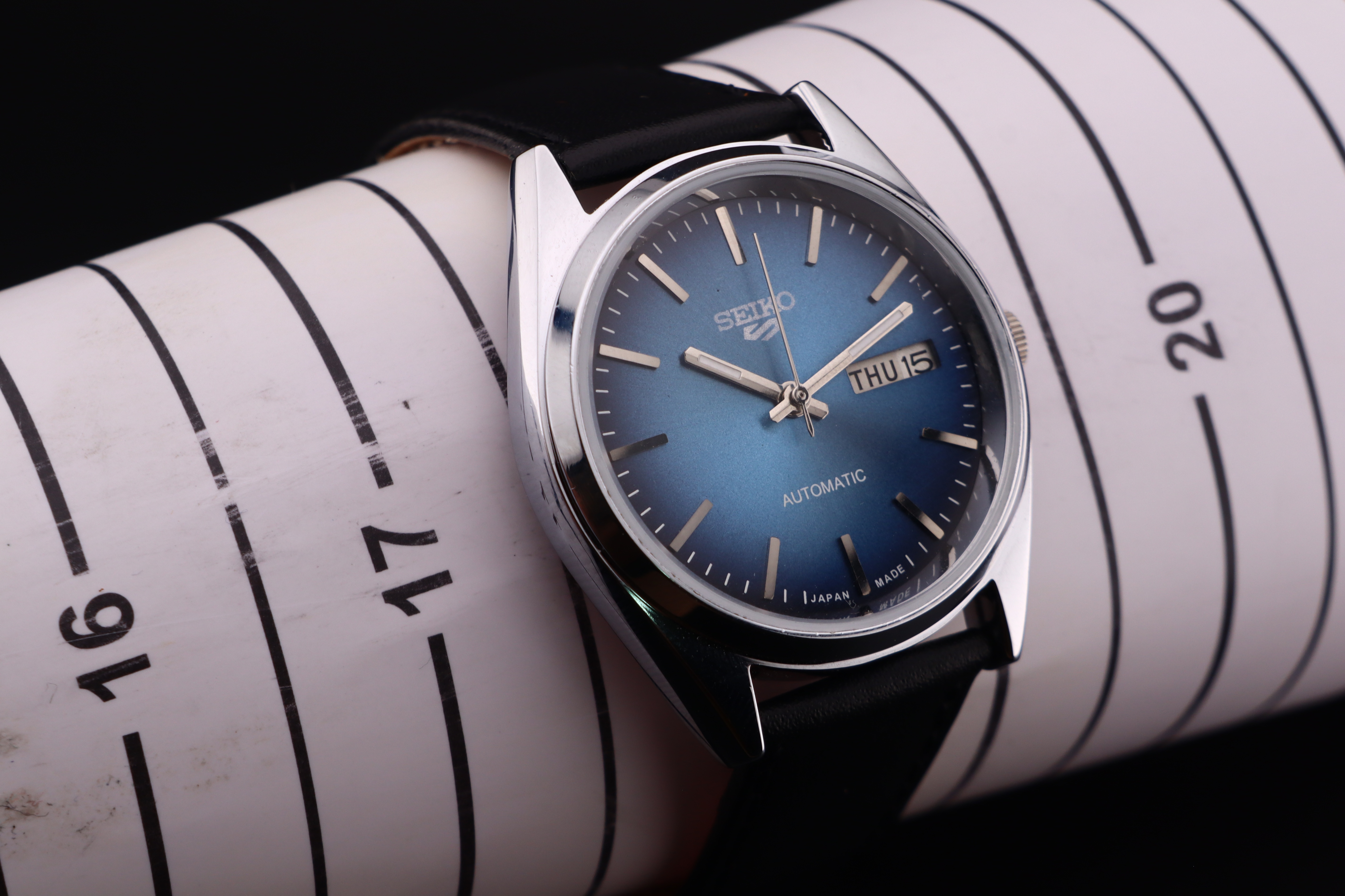 Vintage Seiko 5 Automatic 6309A Men's  Watch D&D- Japan Made - photo 4