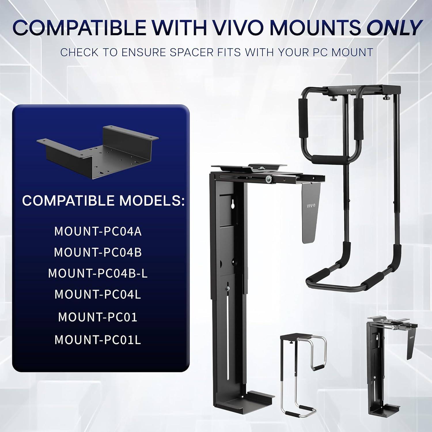 New VIVO Under Desk Spacer Holder - photo 4