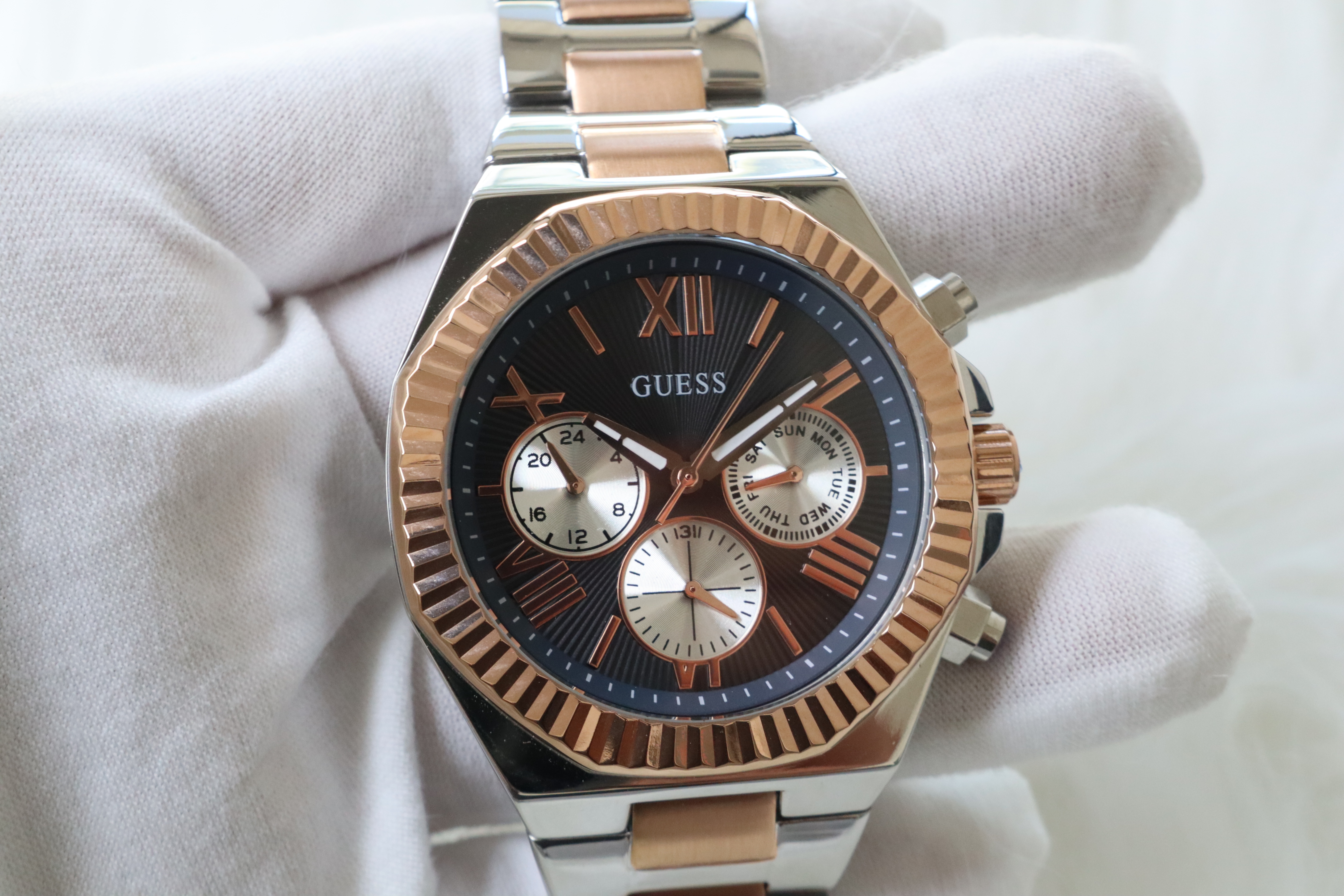 GUESS Equity Mens 2-Tone Multi-function Watch - photo 2