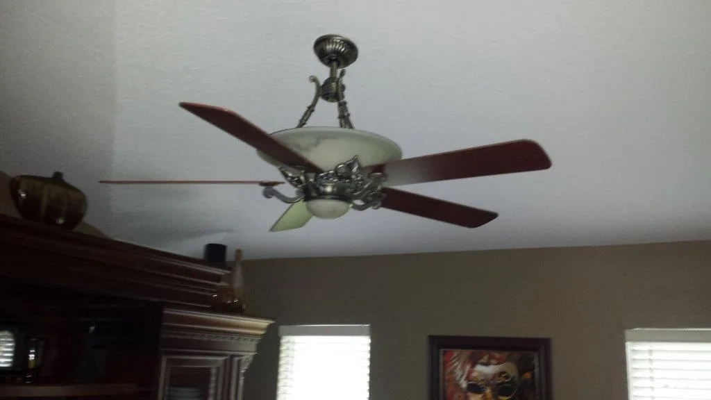 Vintage-Style Ceiling Fan with Remote and Lights - photo 2