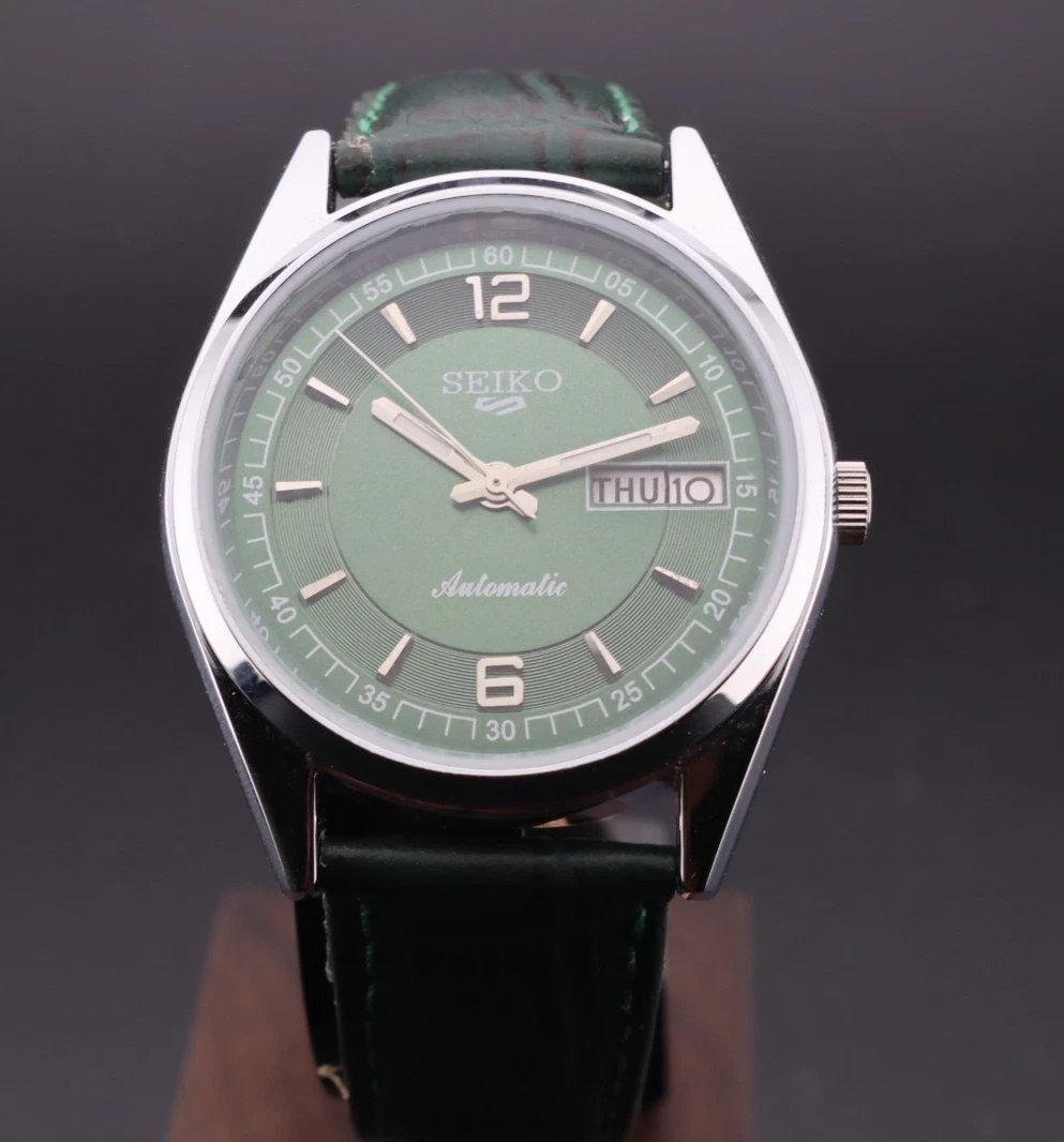 Vintage Seiko 5 Automatic 6309A Men's  Watch D&D- Japan Made - photo 2