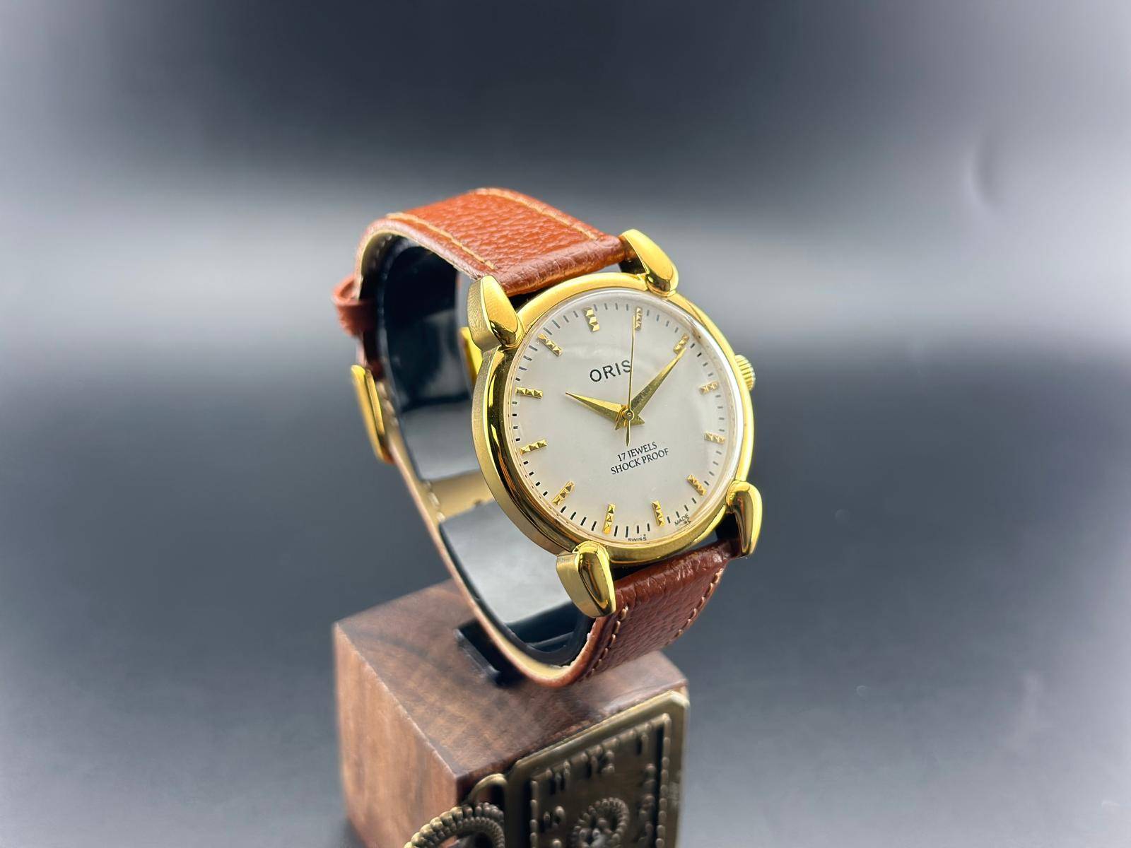 Vintage Oris Swiss ST-96 Hand Wind Mechanical Men's Watch