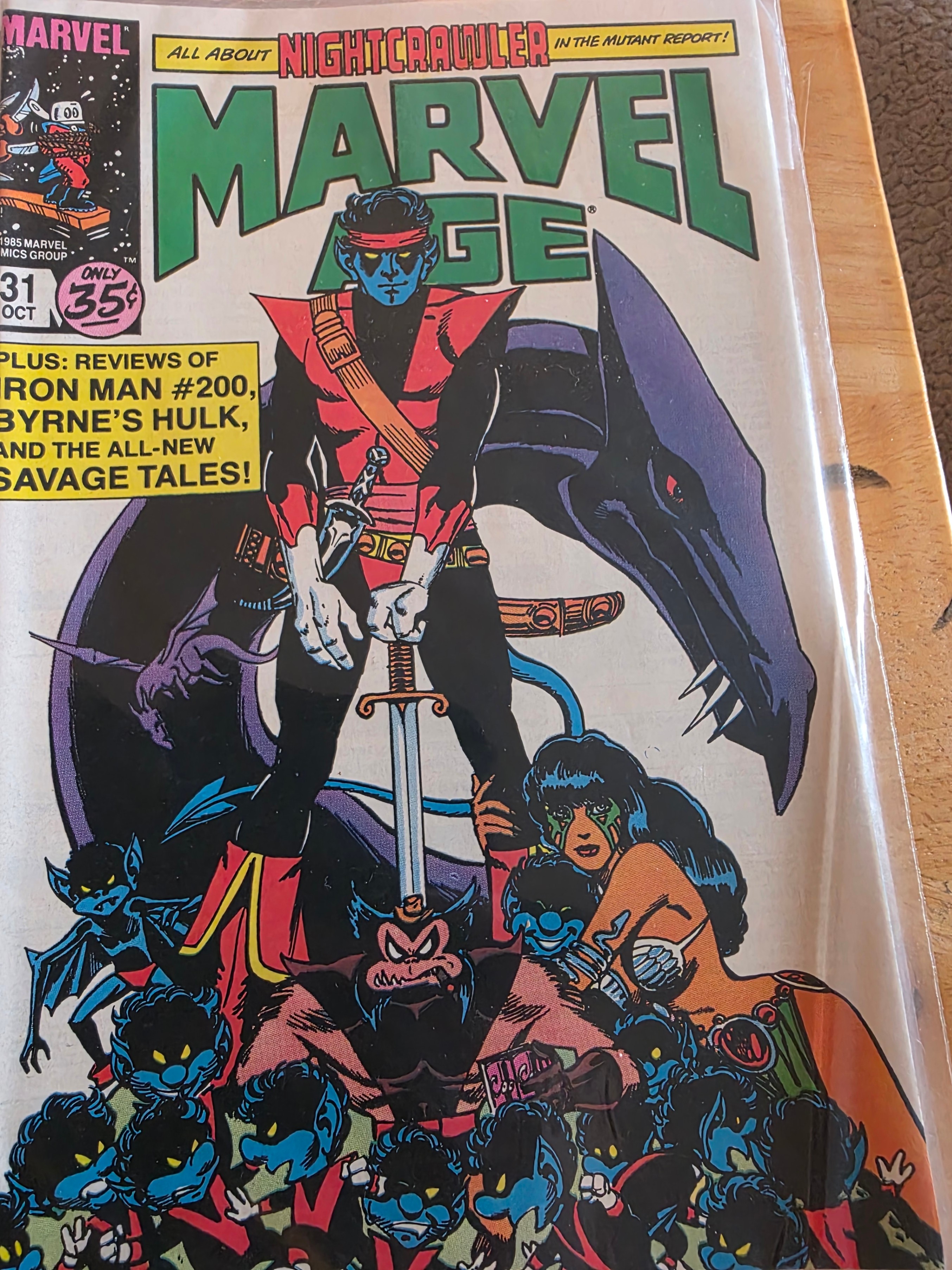 Marvel Age Comic Book - October 1985