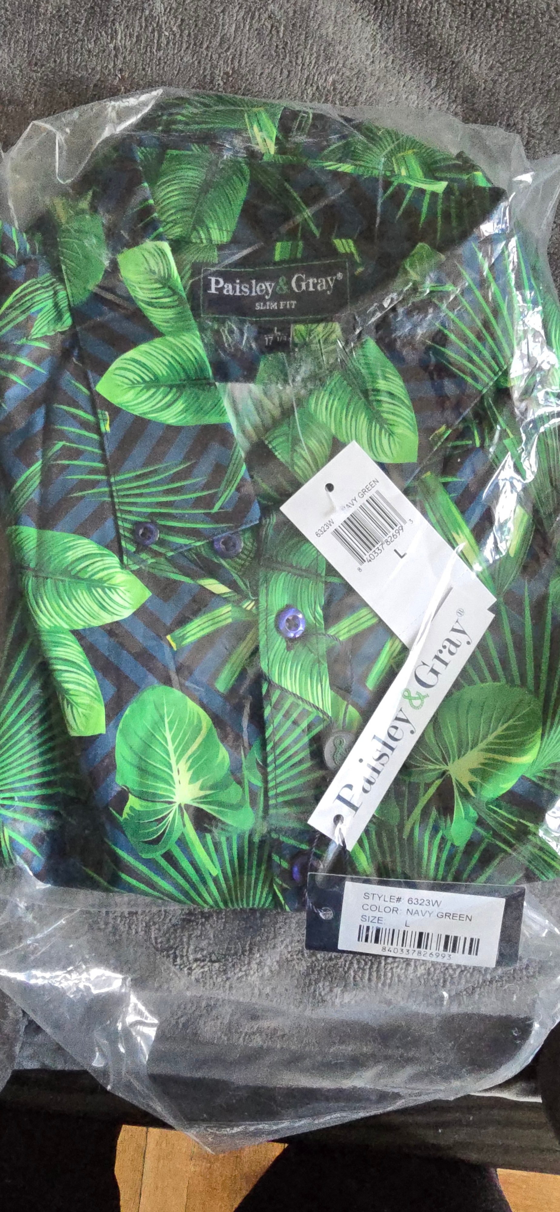 Paisley & Gray Mens Cabo Button Up Shirt
