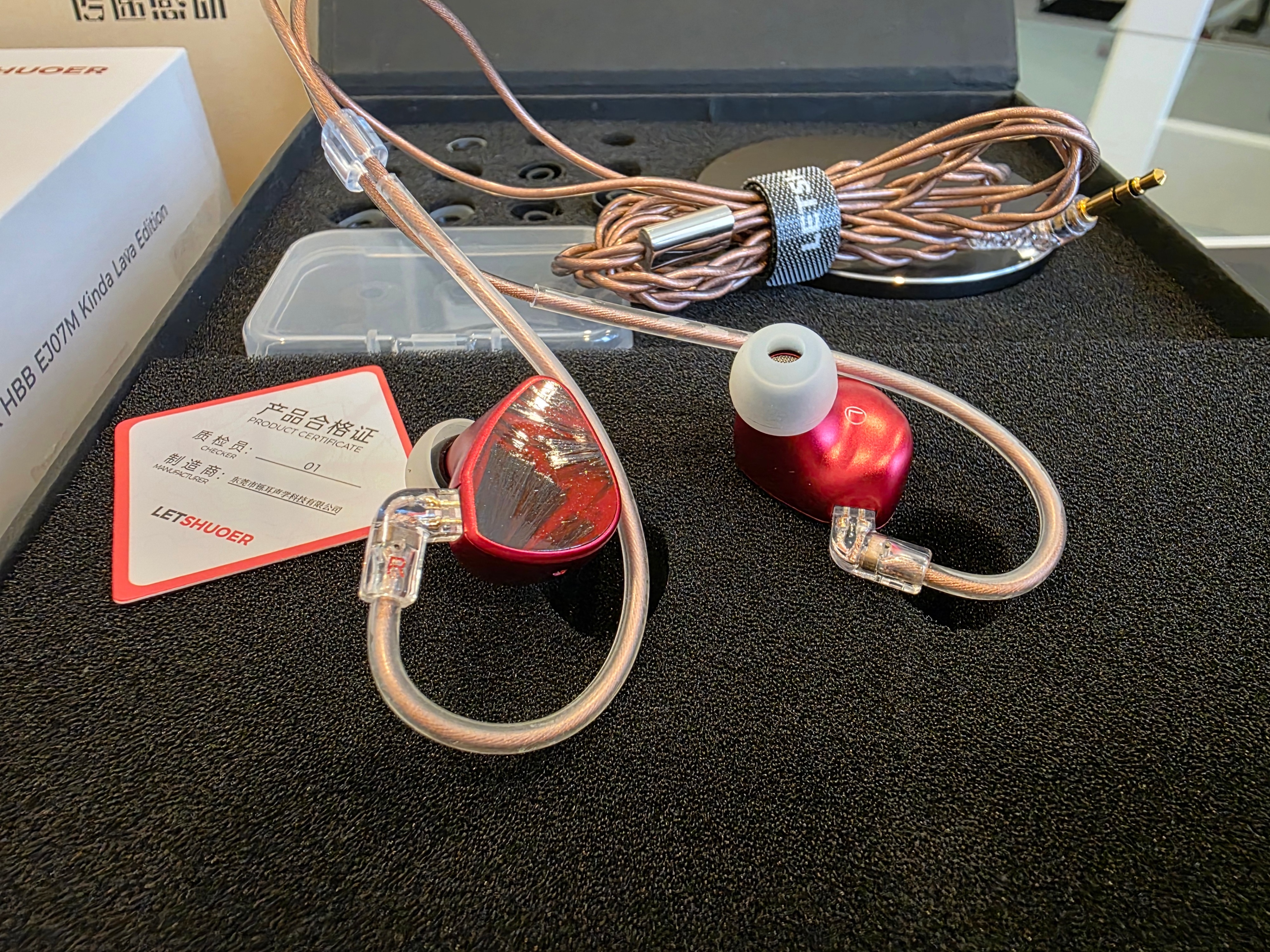 Shuoer EJ07M Kinda Lava IEMs – Perfect condition - photo 5