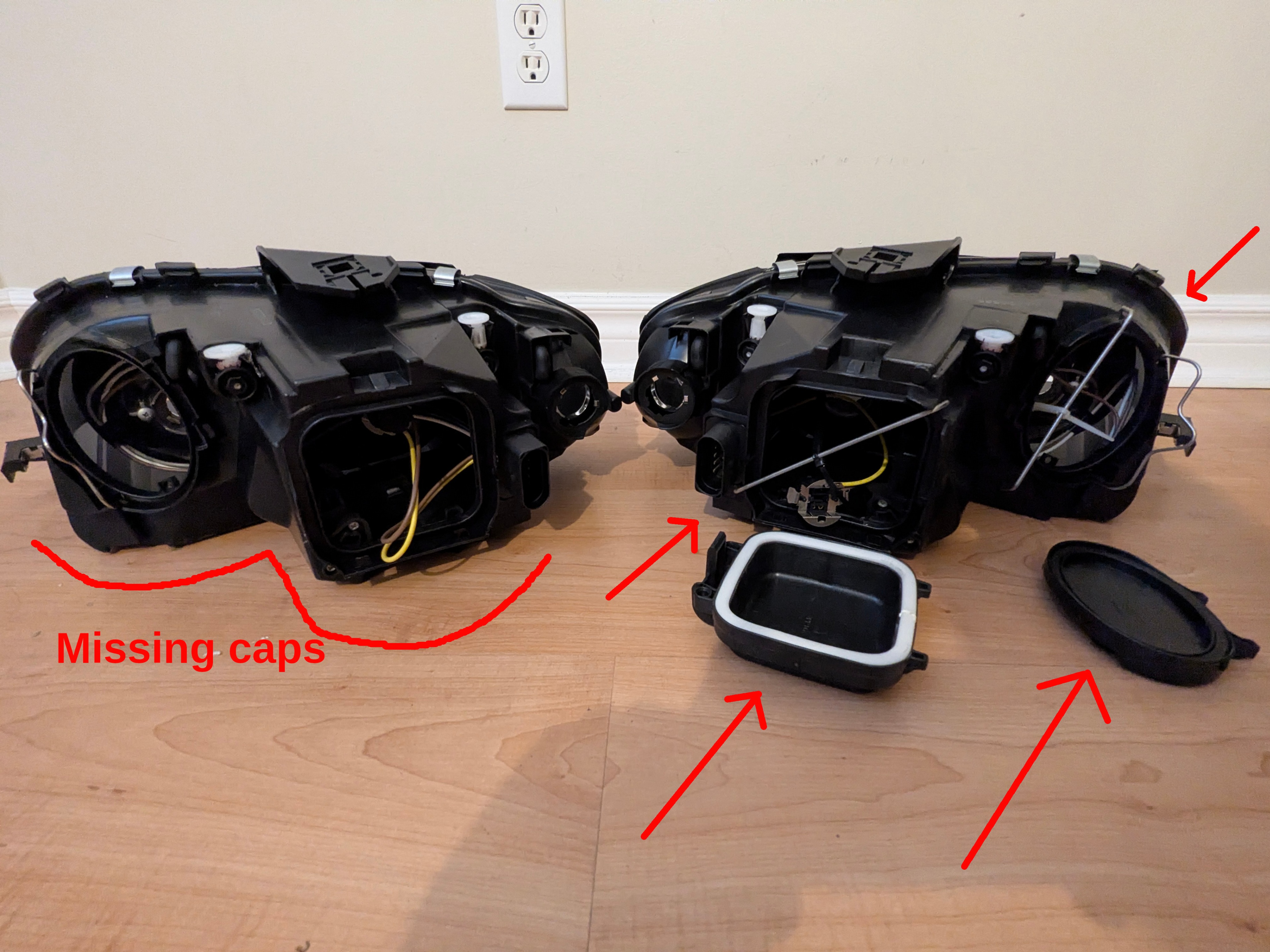 Pair of Audi A3 – Headlights | One is free | OEM part - photo 3