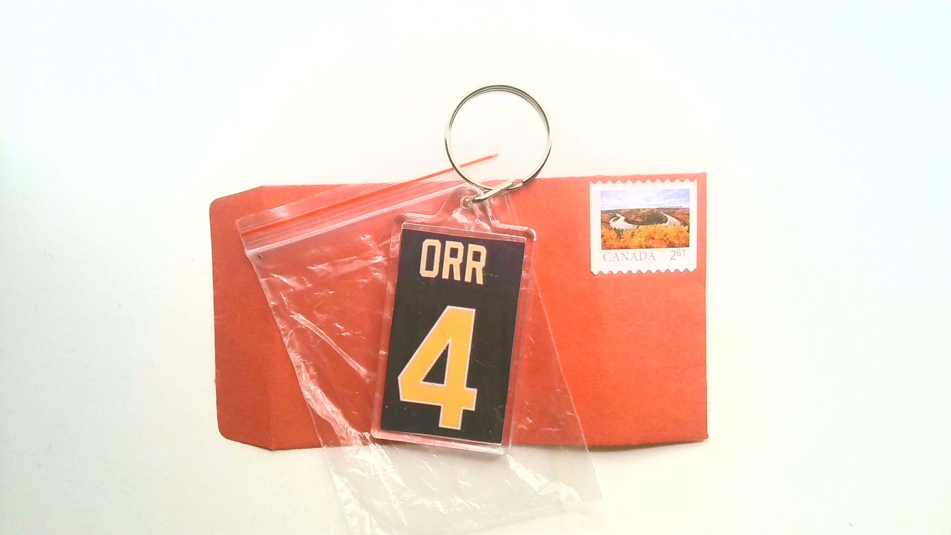 BOBBY ORR ( JERSEY KEY CHAIN ) FREE SHIPPING