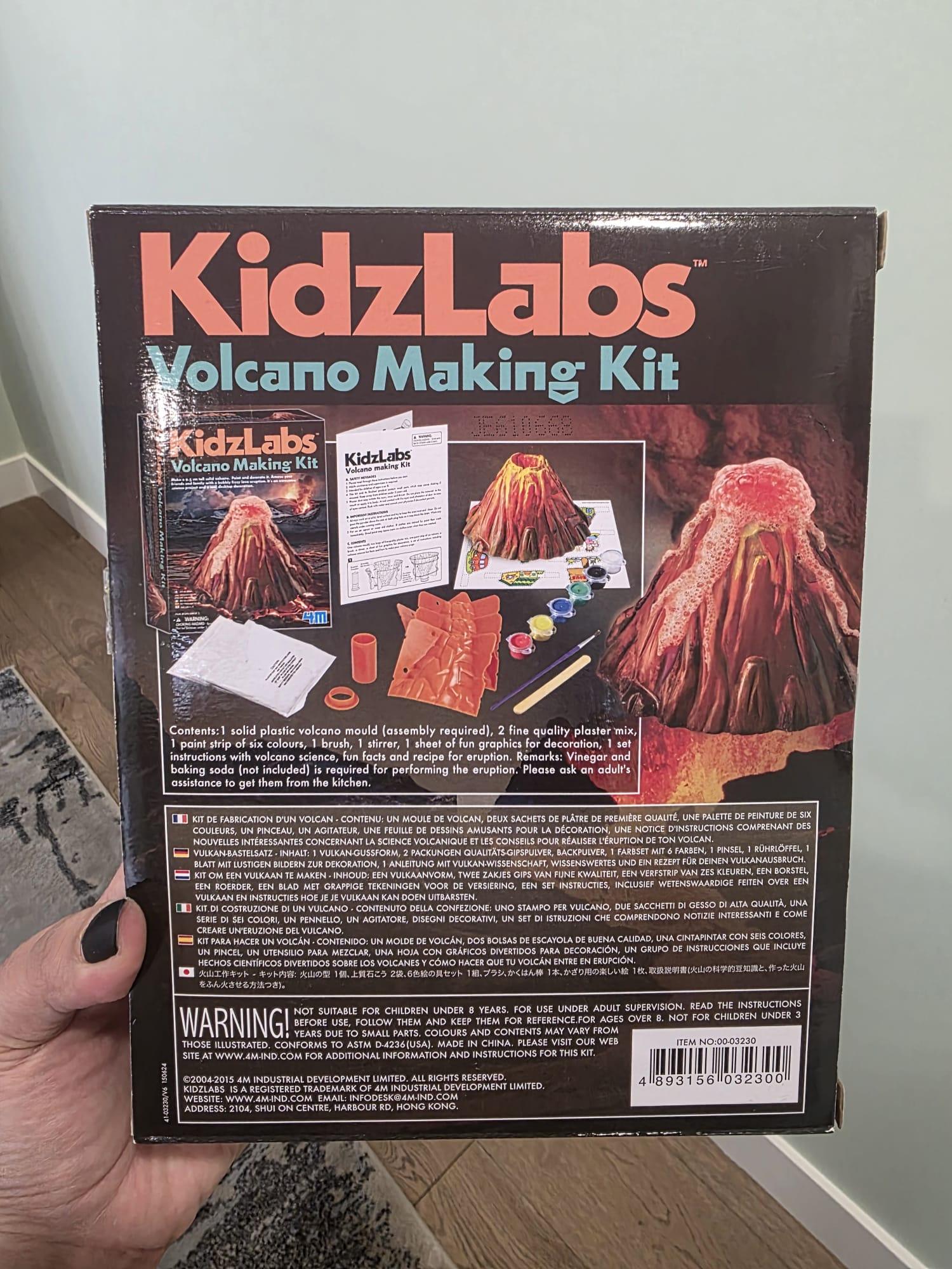 KidzLabs Volcano Making Kit by 4M — Brand New, Unopened - photo 3